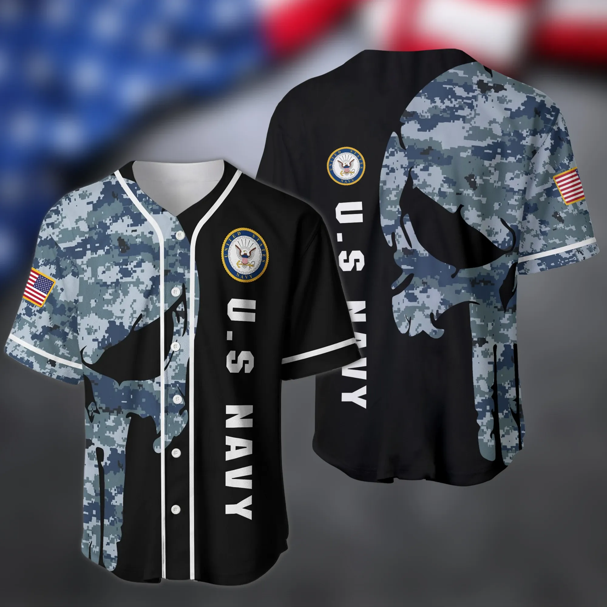 Premium Unique Veteran Baseball Jersey Ultra Soft VDT10019MD