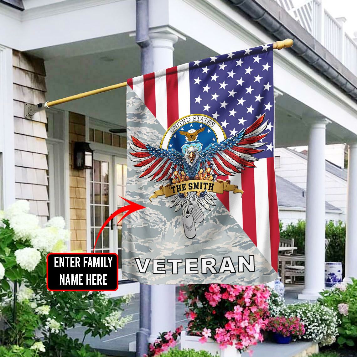 USAF – Air Force Veteran Flag – NDT180604MH