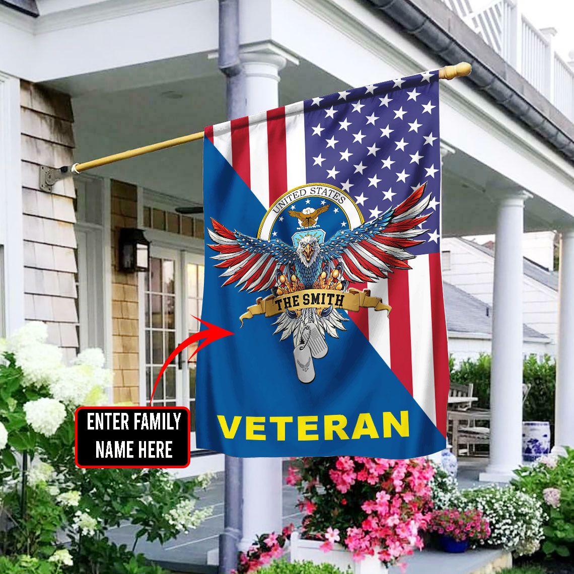 USAF – Air Force Veteran Flag NDT180699MH
