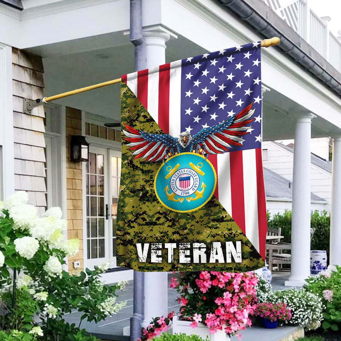 USCG – Coast Guard Veteran Flag NDT180618MH