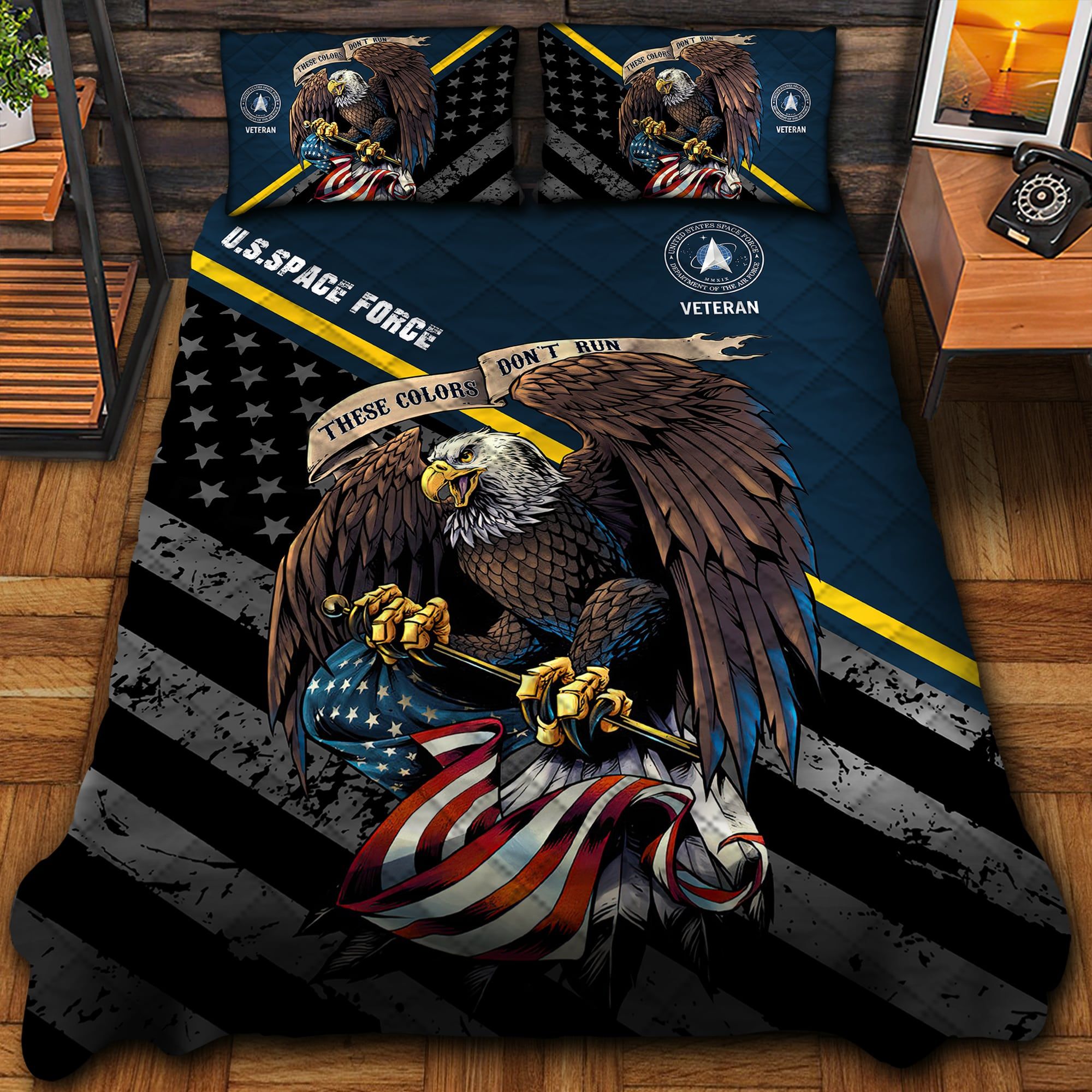 Premium Space Force 3D Polo All Over Printed DDD020601MT