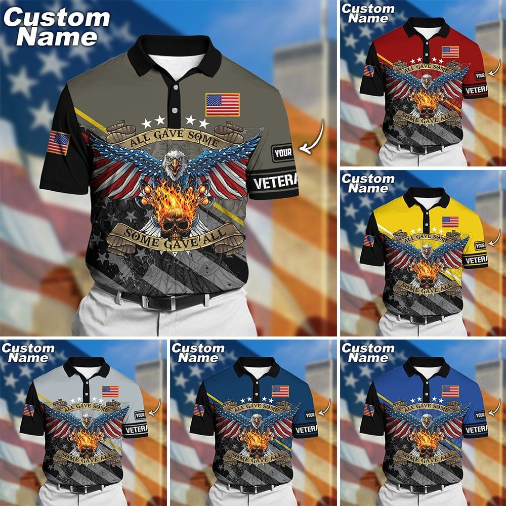 Premium Custom Name Veteran Army NVT111003