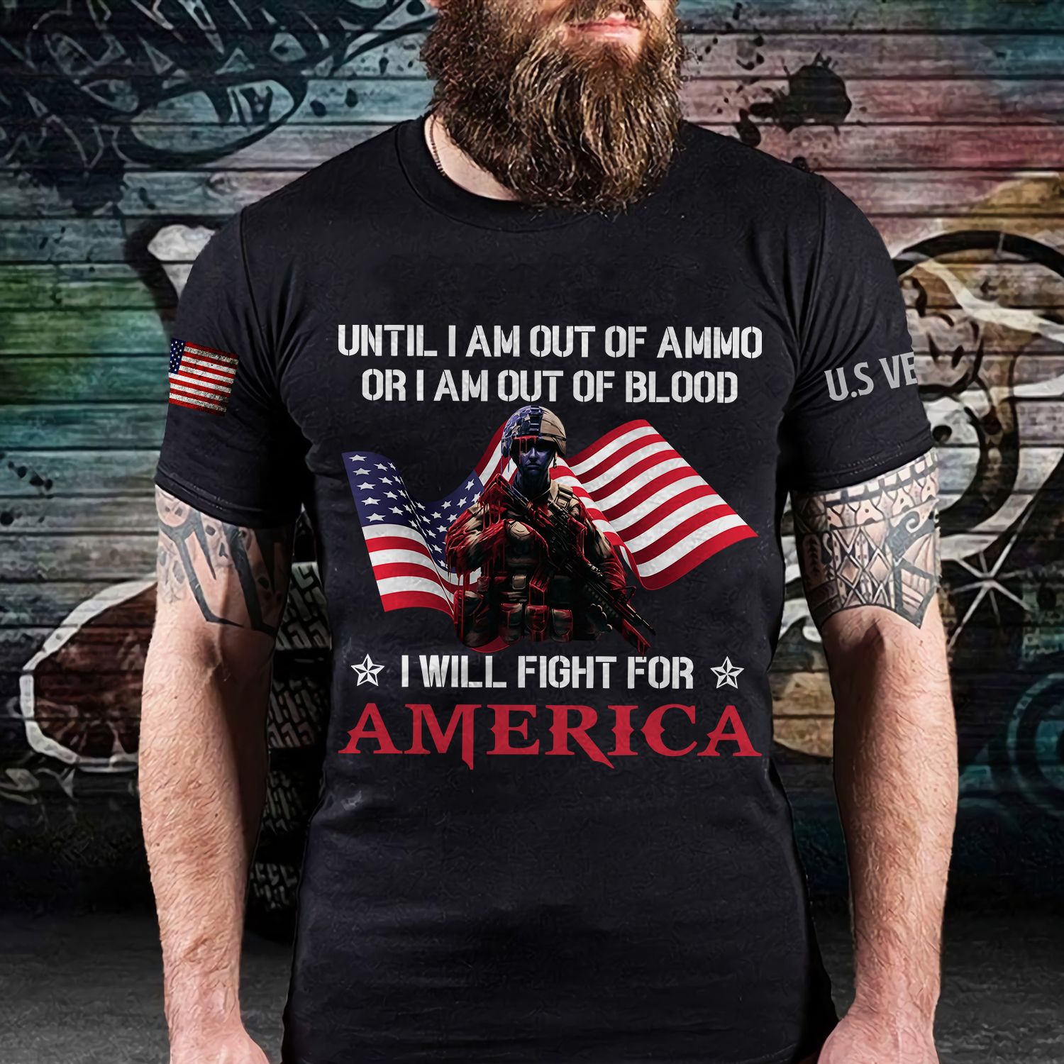 Unique Until I Out Of Amo Or Blood T-shirt TVN211006