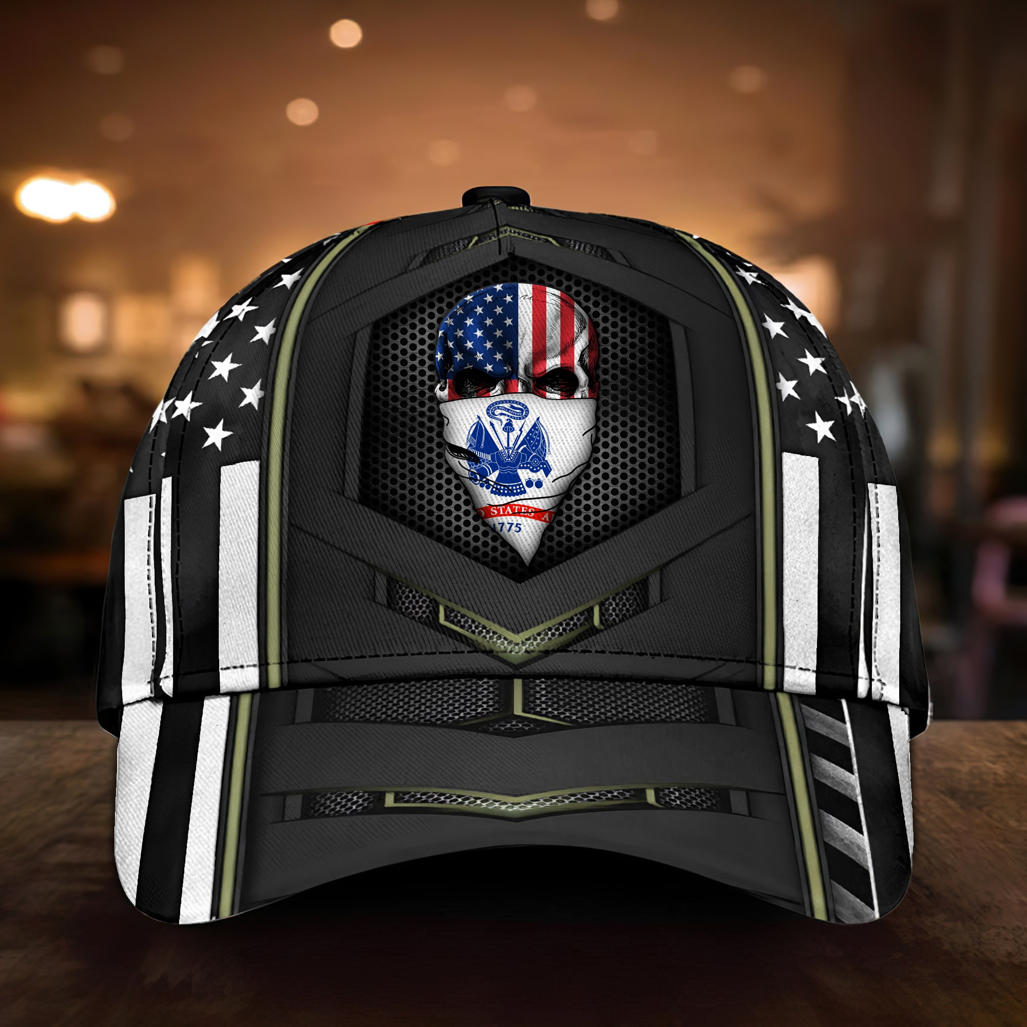 Premium Multiple US Military Services Veteran Cap PVC231104