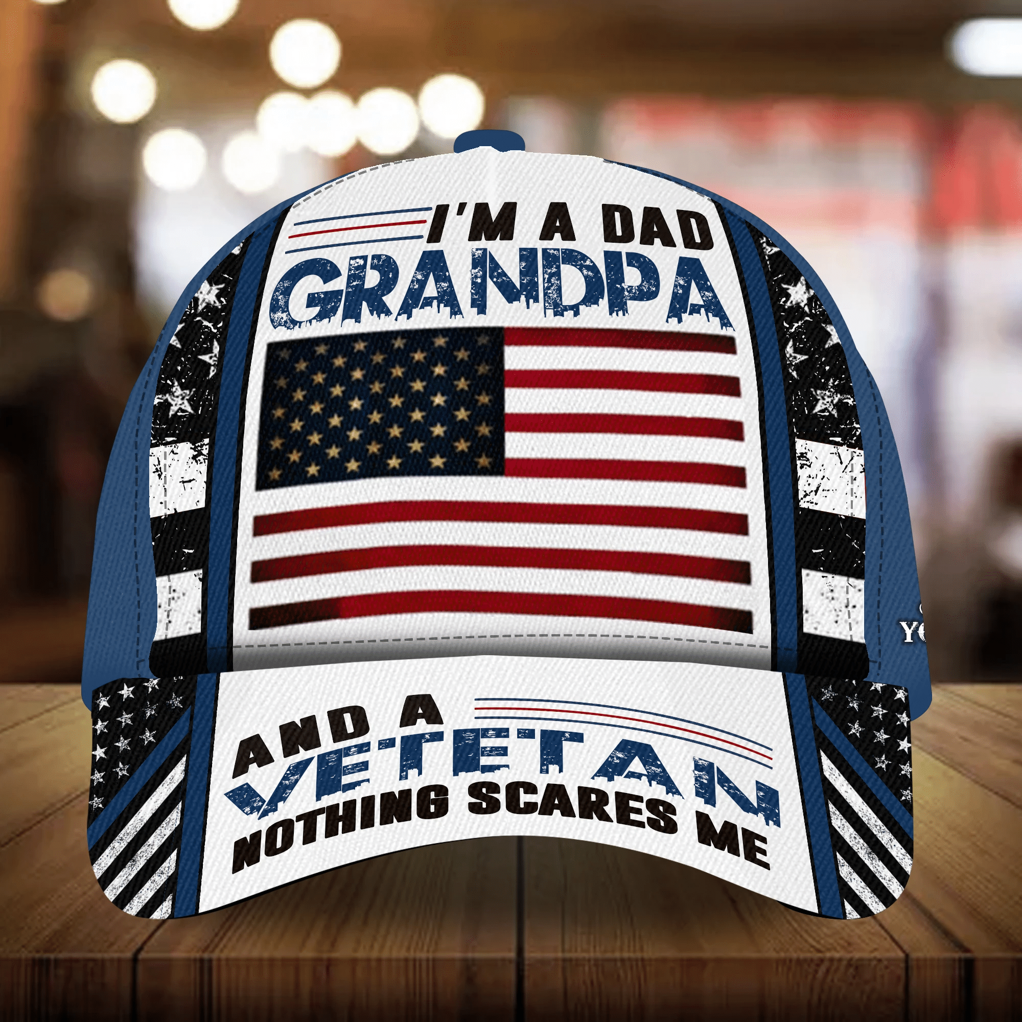 Best Premium Veteran Cap 3D Cotton Multicolor Personalized