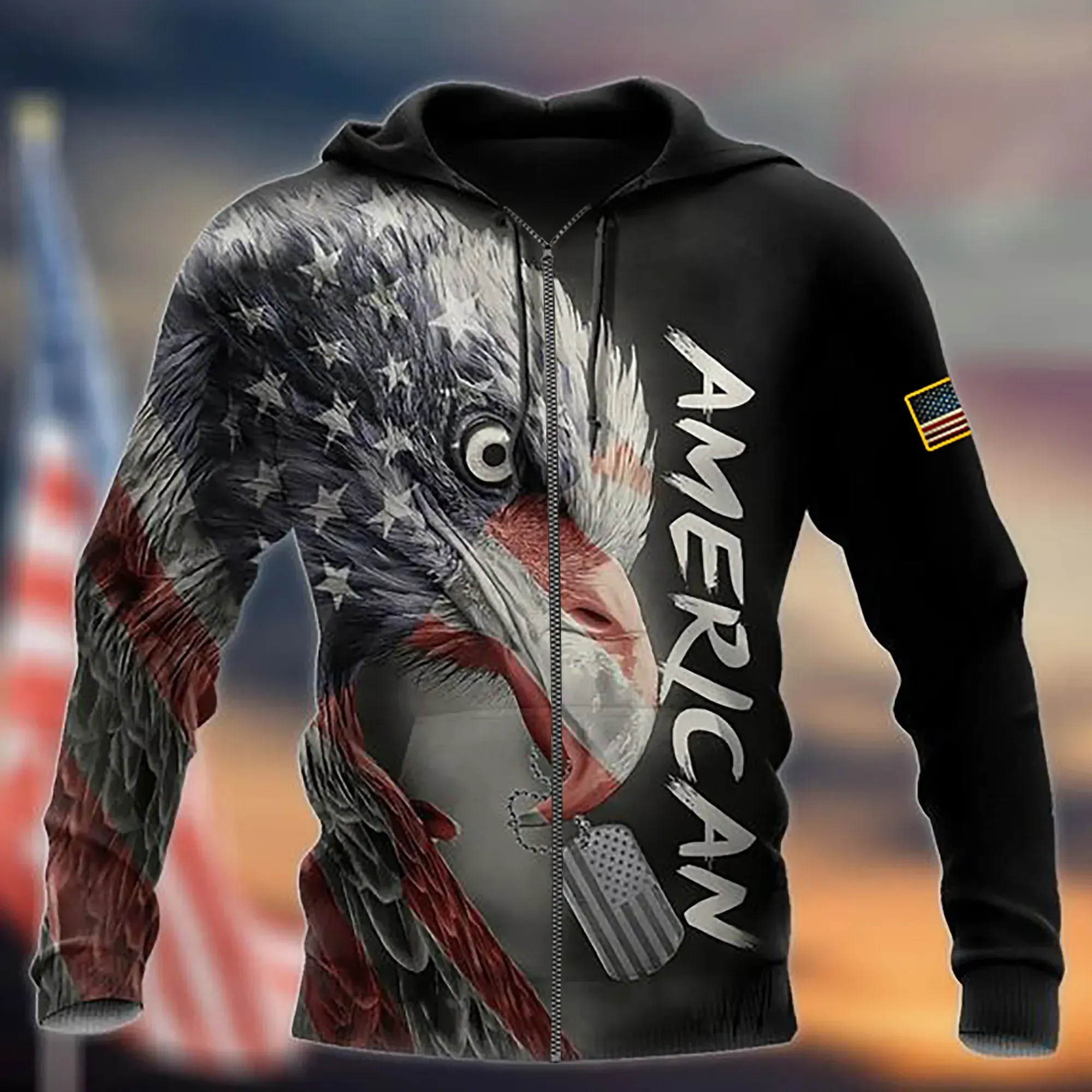 Premium Unique Veteran Zip Up Hoodie Ultra Soft and Comfort NTK1071MD