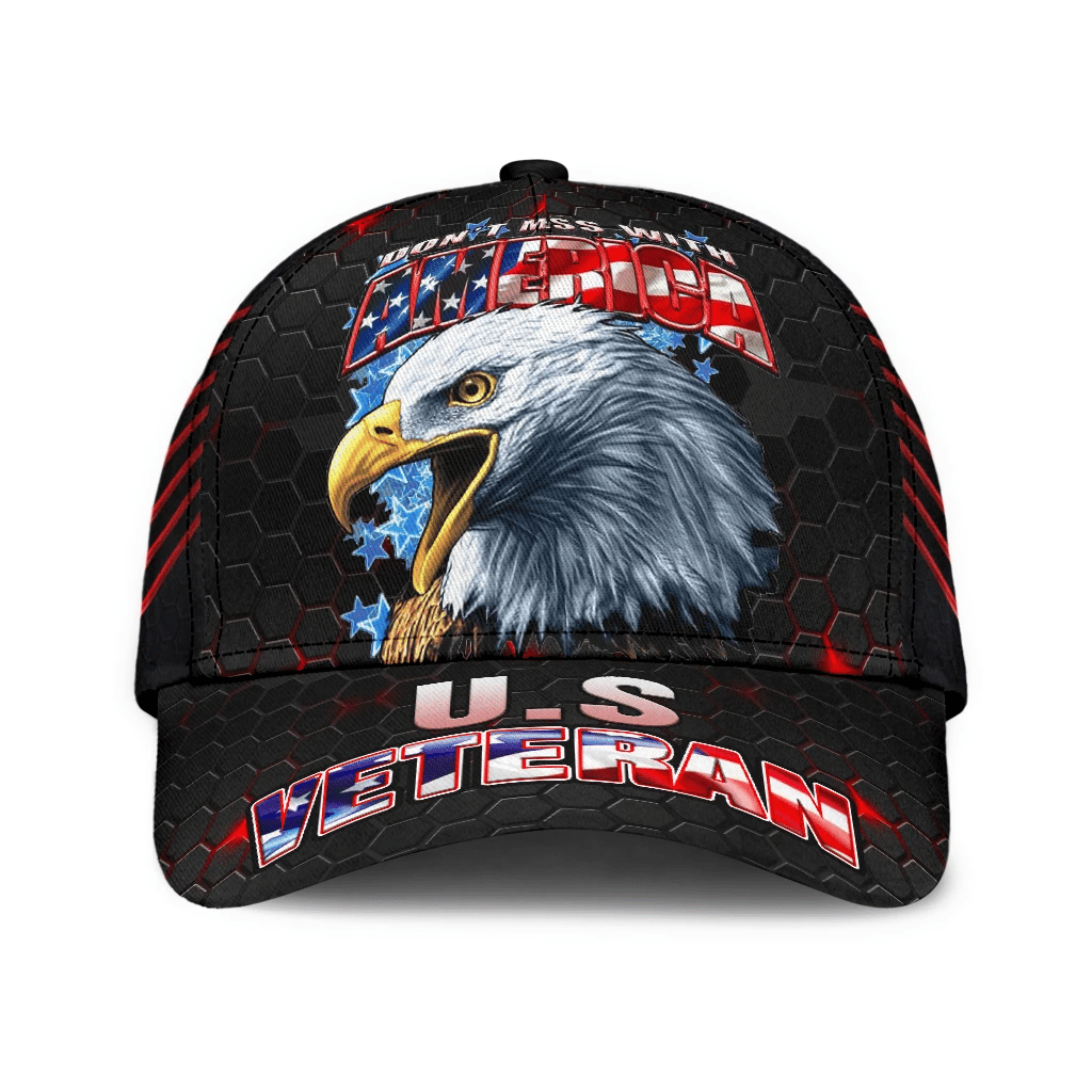 Don’t Miss With American Veteran Classic Cap 3D