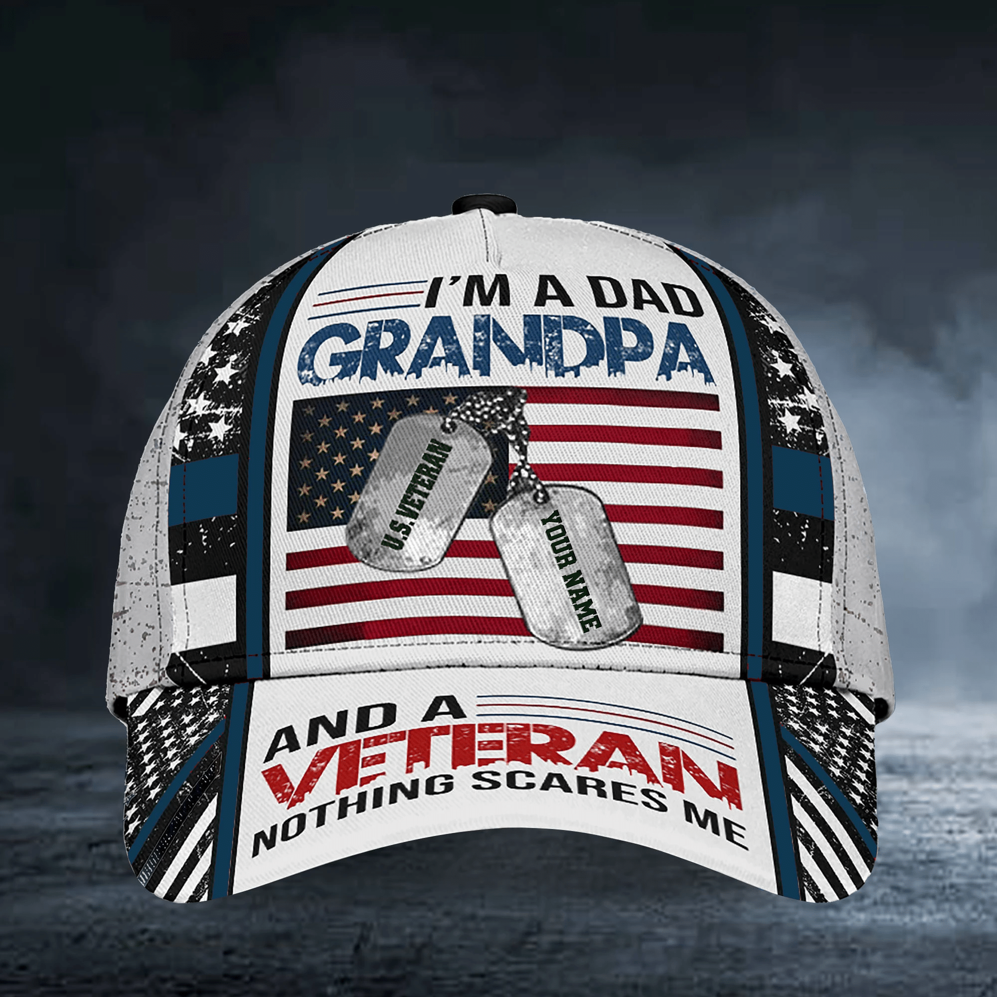 Best Premium Veteran Cap 3D Multicolor Personalized