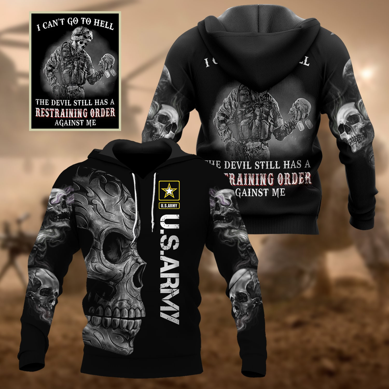 Premium U.S Veteran Hoodie TVN230103