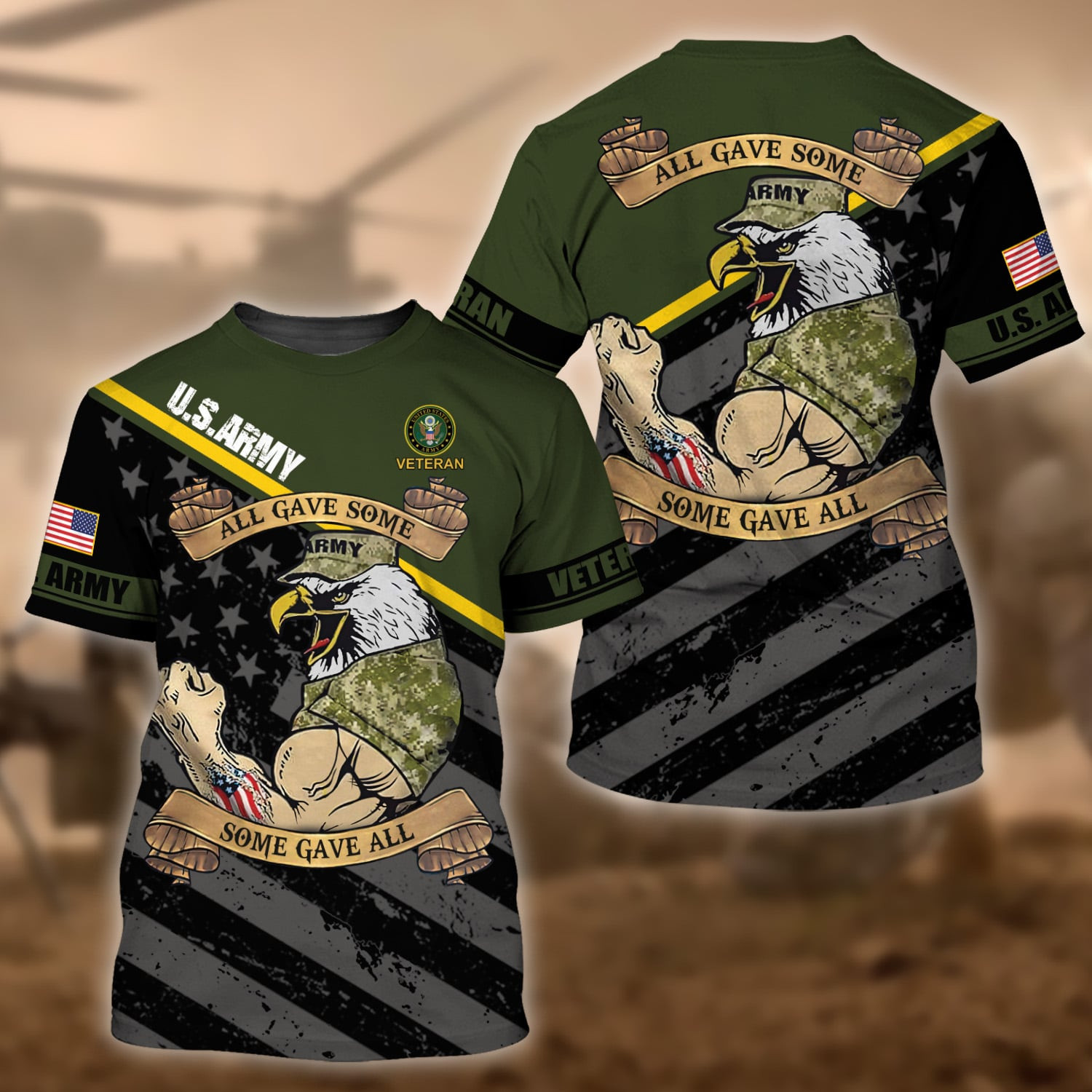 Premium Unique US Multiple Service T-Shirt TVN110202