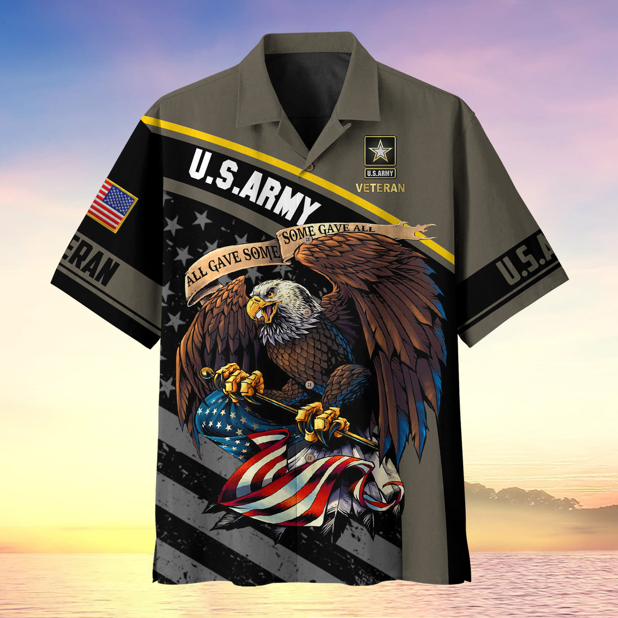Premium U.S Multiple Service Veteran Hawaii Shirt YL97.19040202