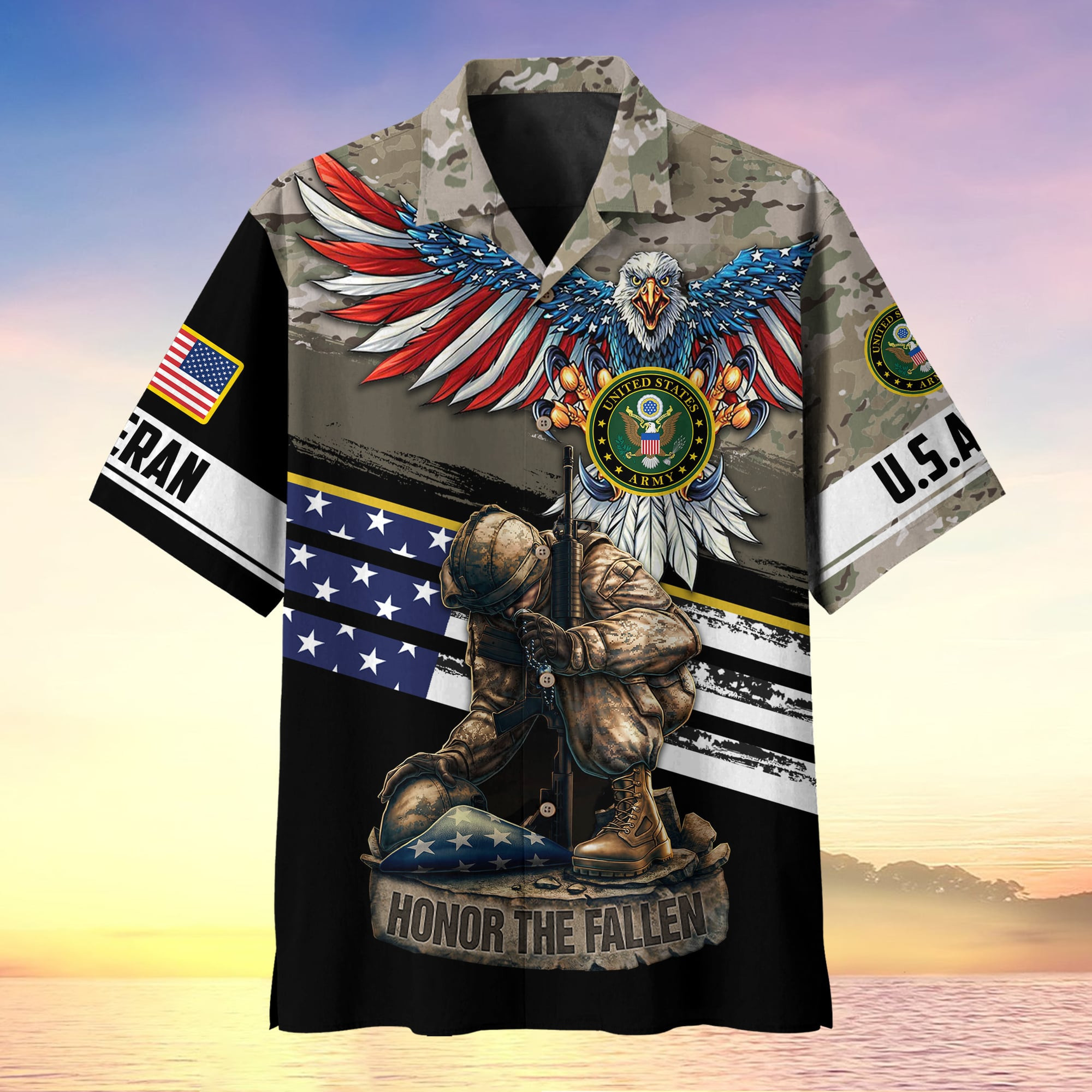 Premium U.S Multiple Service Veteran Hawaii Shirt YL97.19040103
