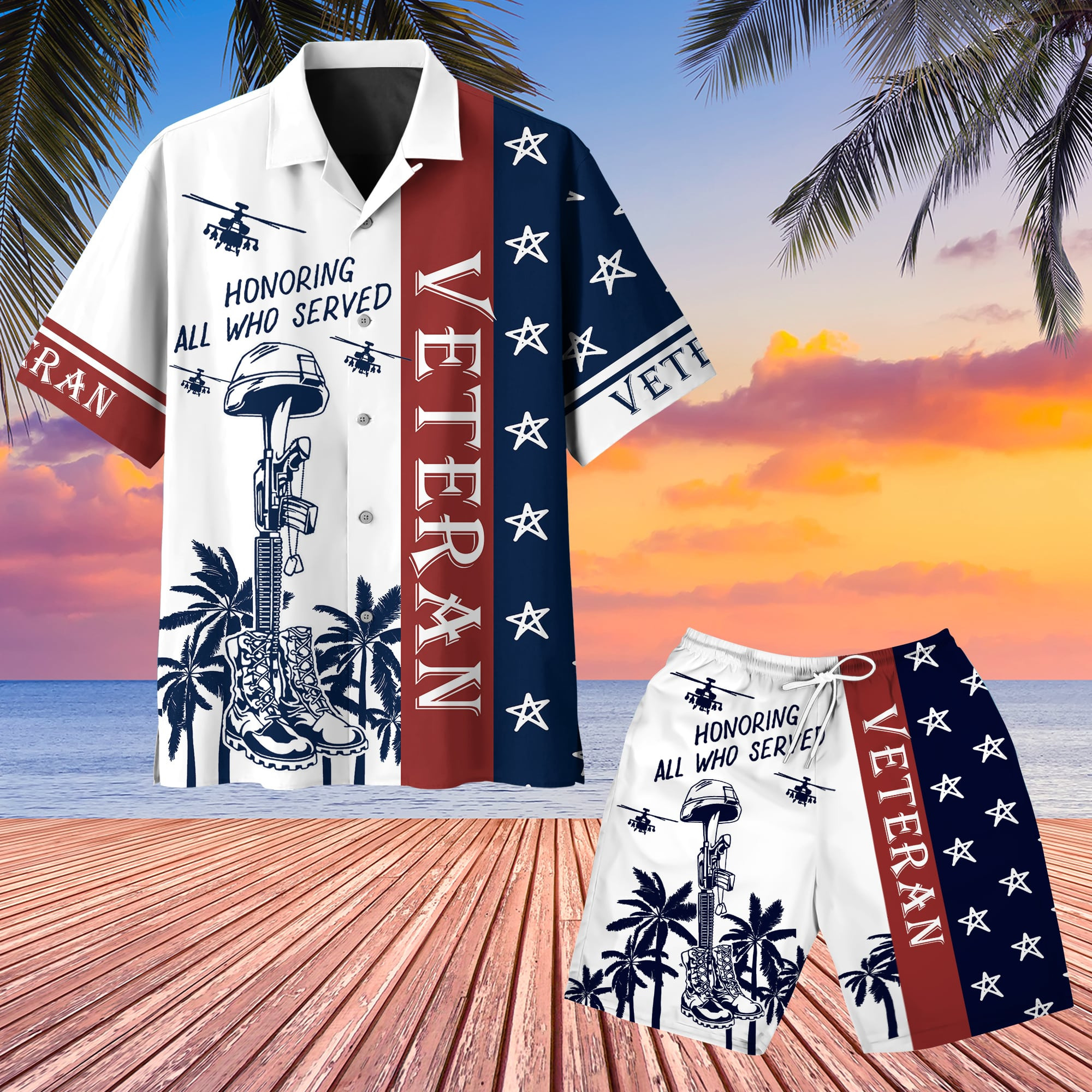 Premium U.S Veteran Hawaii Set PVC050601
