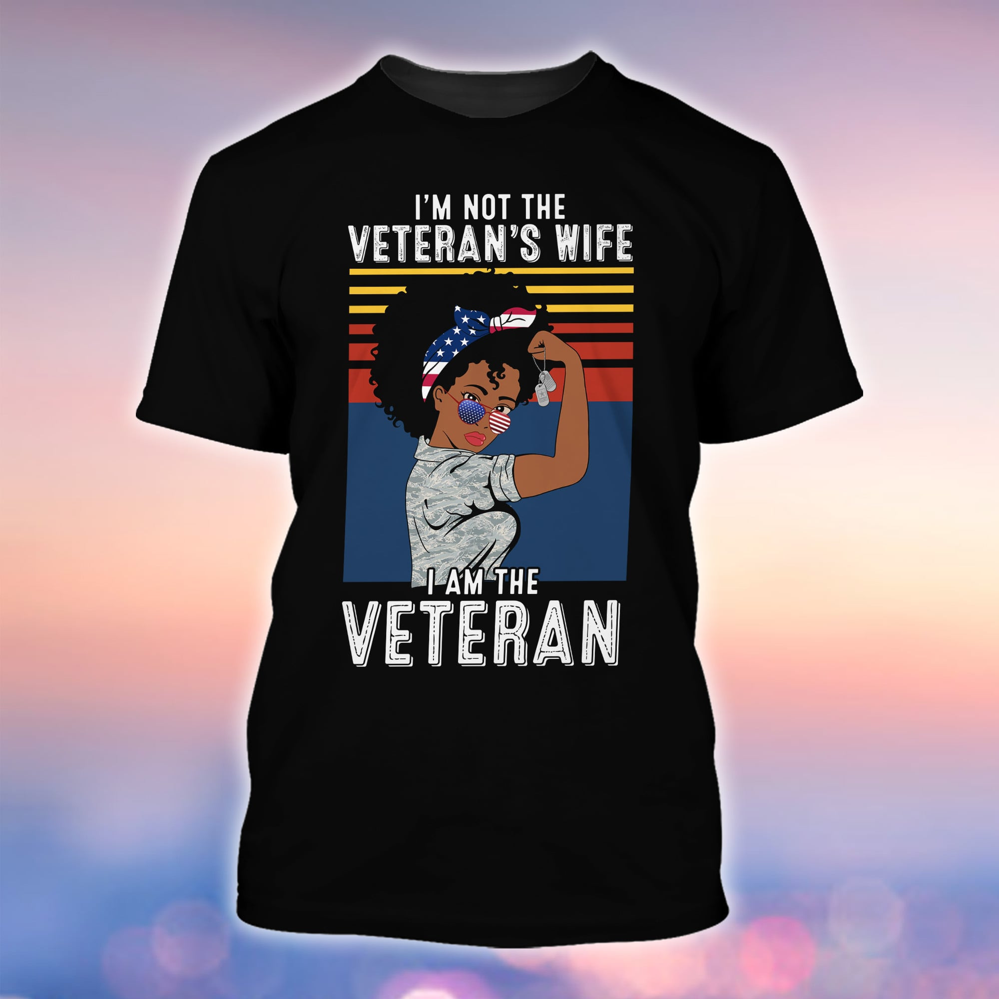 Proud U.S Female Veterans T-shirt TVN040801