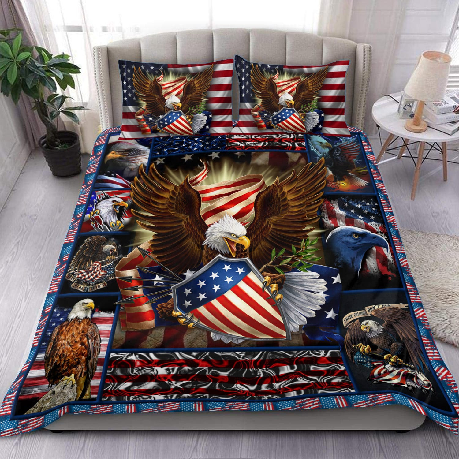 Unique Eagle U.S Veteran Bedding Set NPVC220805