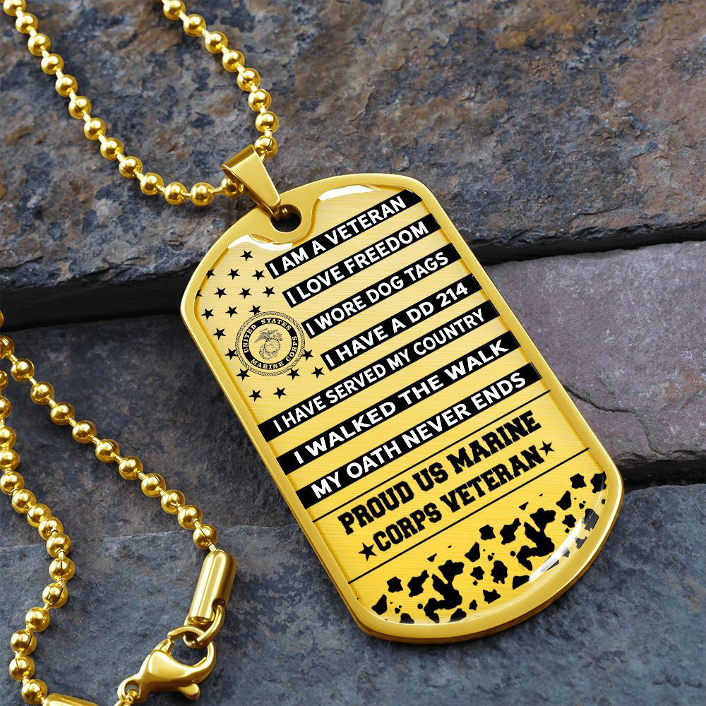 Unique US Veteran Dog Tag – I’m Proud TVNN050901