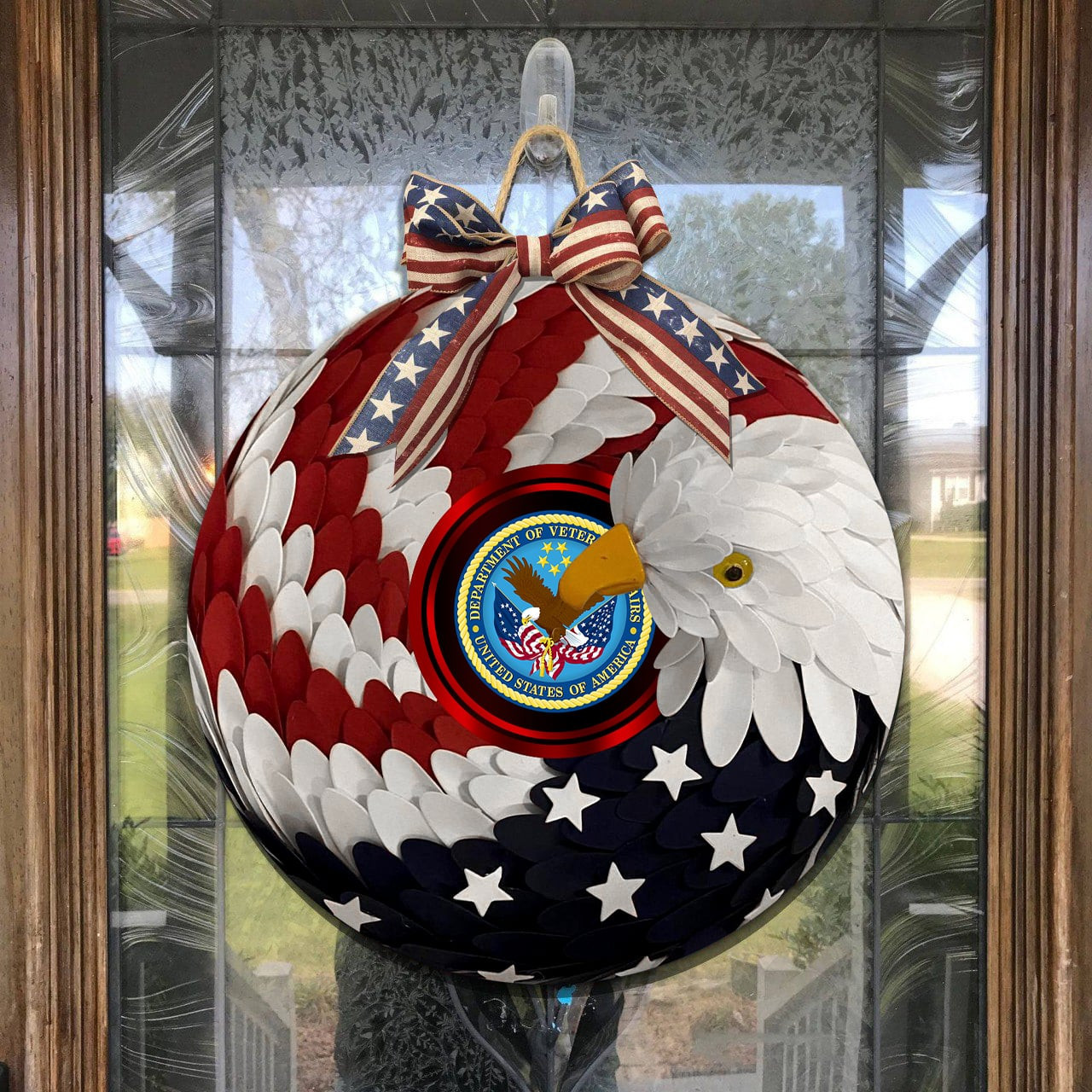 Premium US Veteran Wood Sign NPVC031003