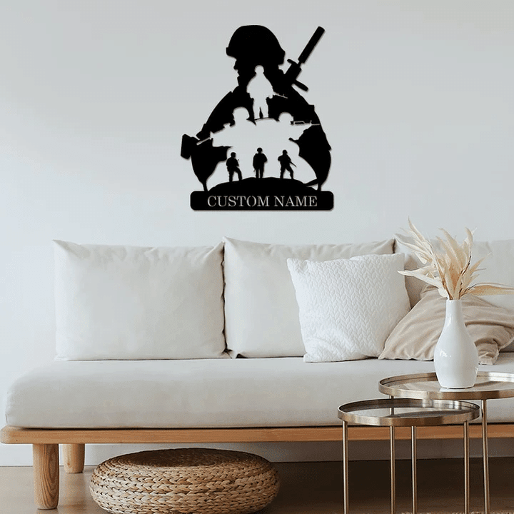 Premium Personalised I Am Always Faithful To You US Veteran Metal Sign PVC180827