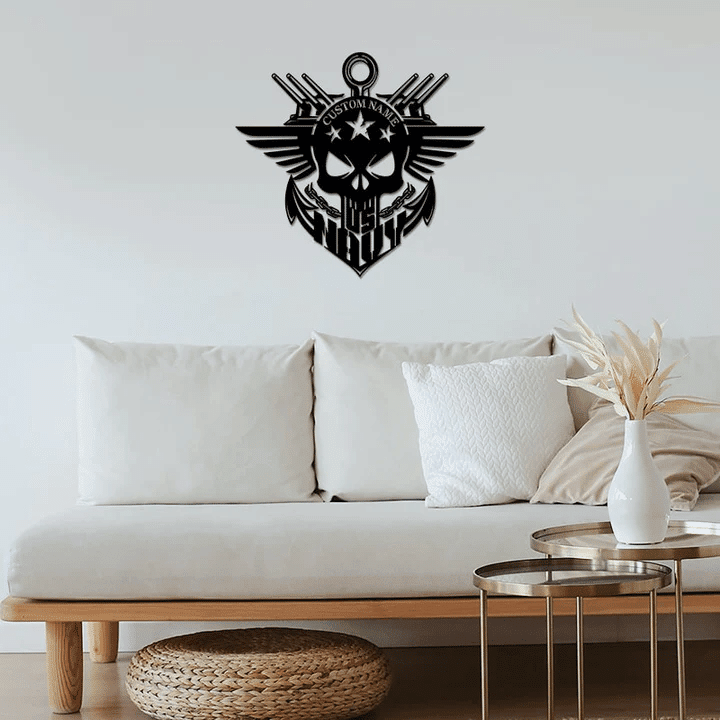 Premium Pesonalised US Navy Veteran Metal Sign PVC180826