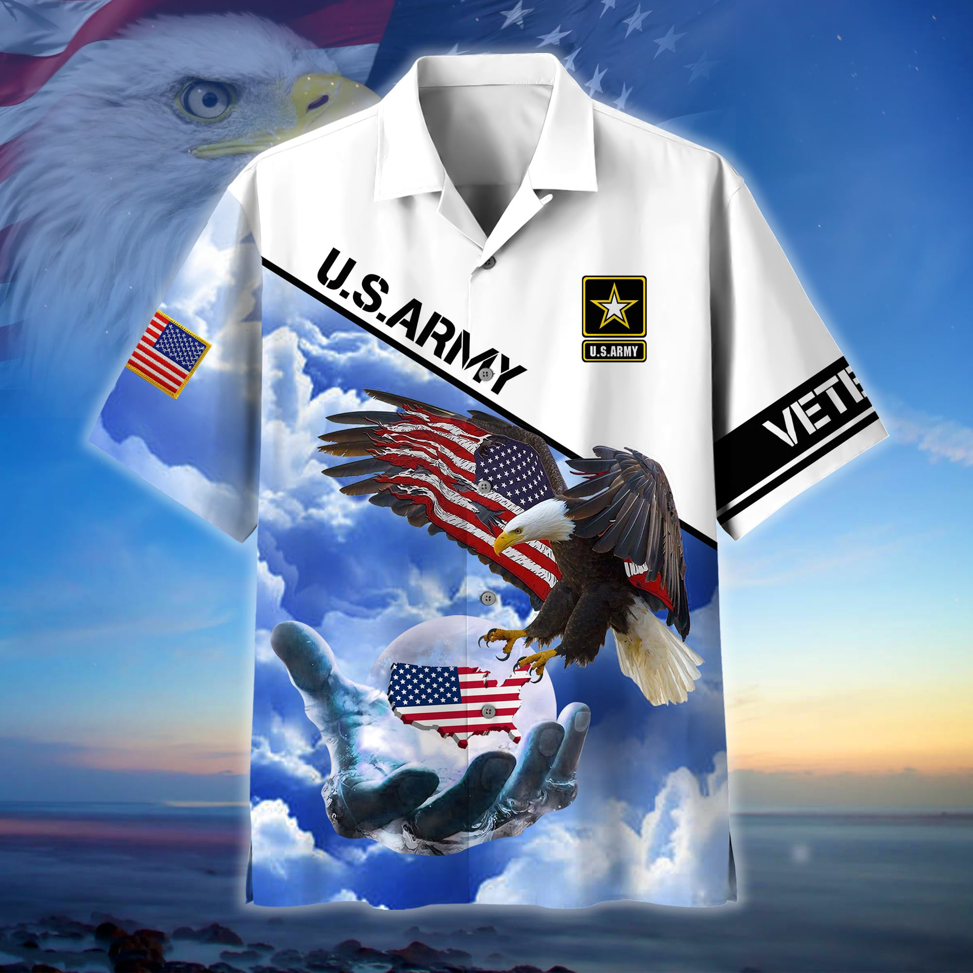 Premium Proudly Served US Veteran Hawaii Shirt NPVC290503