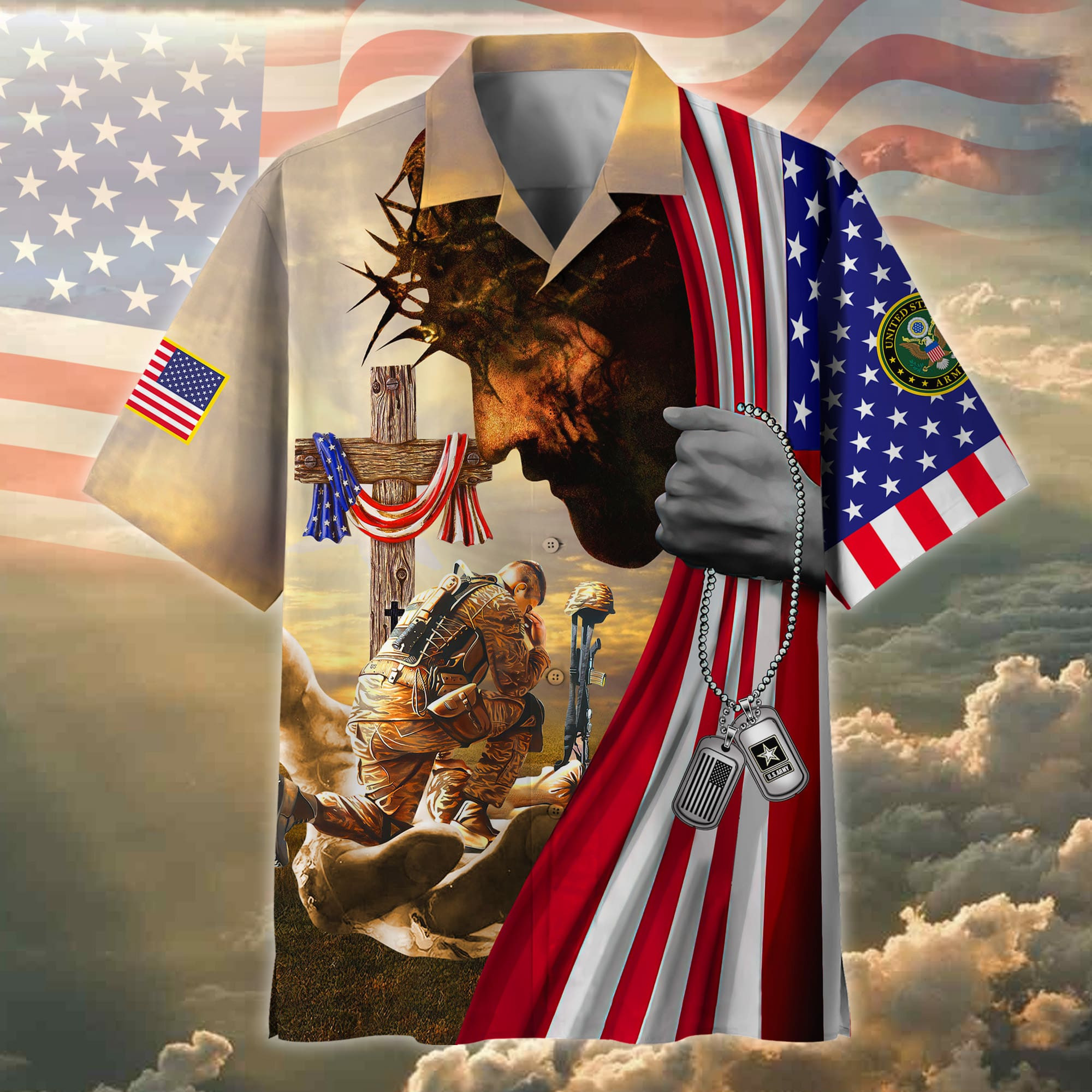 Premium Honor The Fallen US Veteran Hawaii Shirt NPVC130602