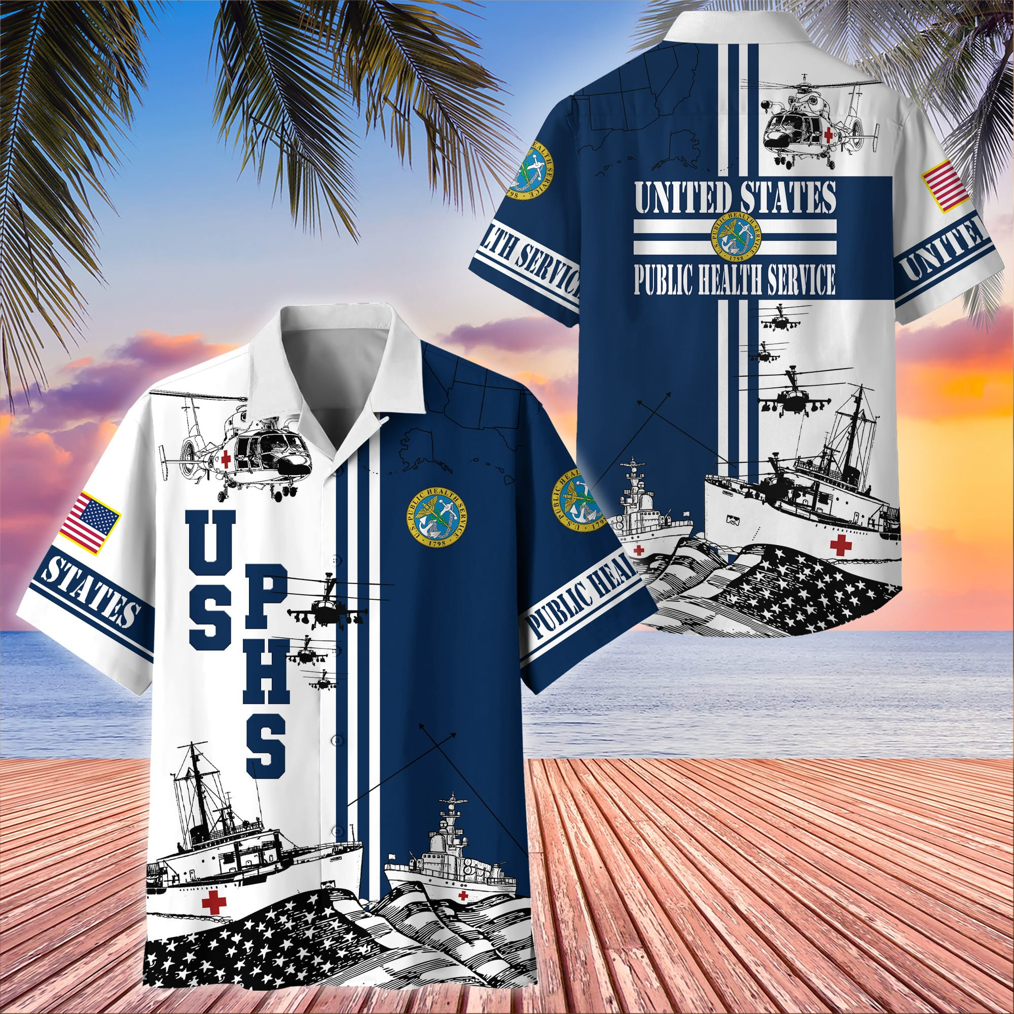 Premium United States Public Health Service Hawaii Shirt APVC190711