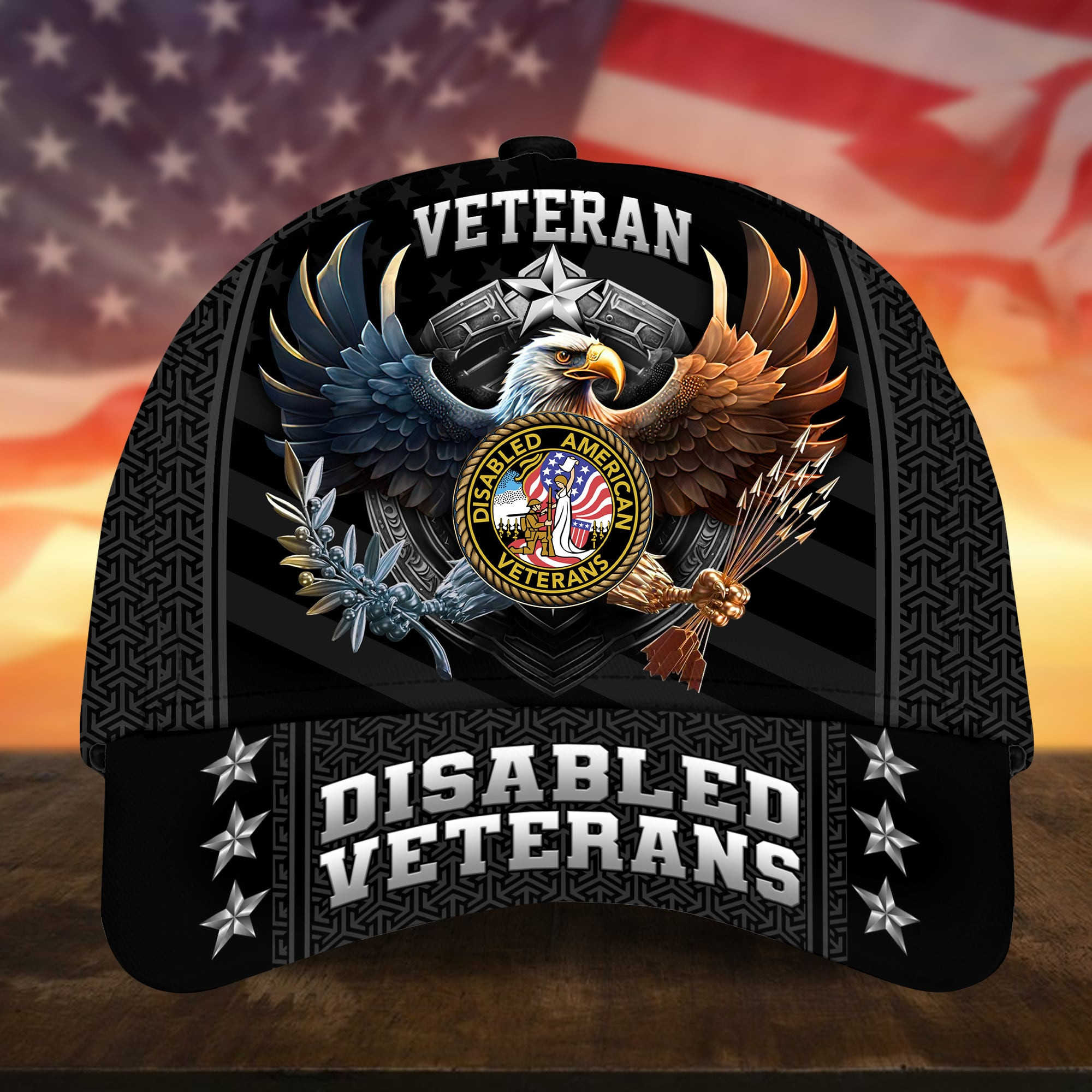 Premium US Disabled Veterans Cap APVC110810