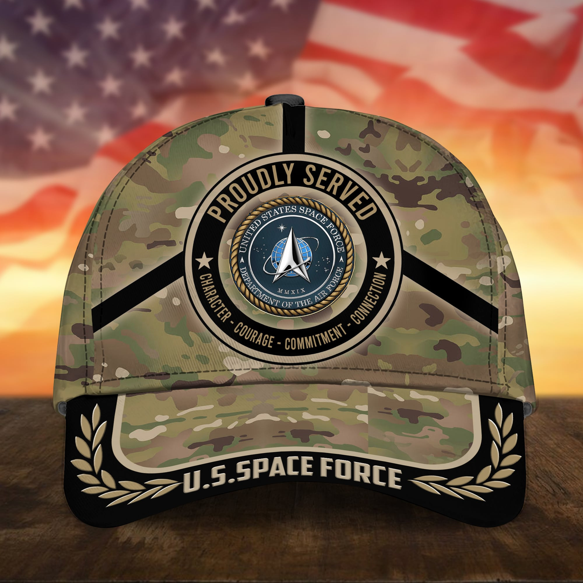 Premium Multiservice U.S Veteran Cap APVC181001