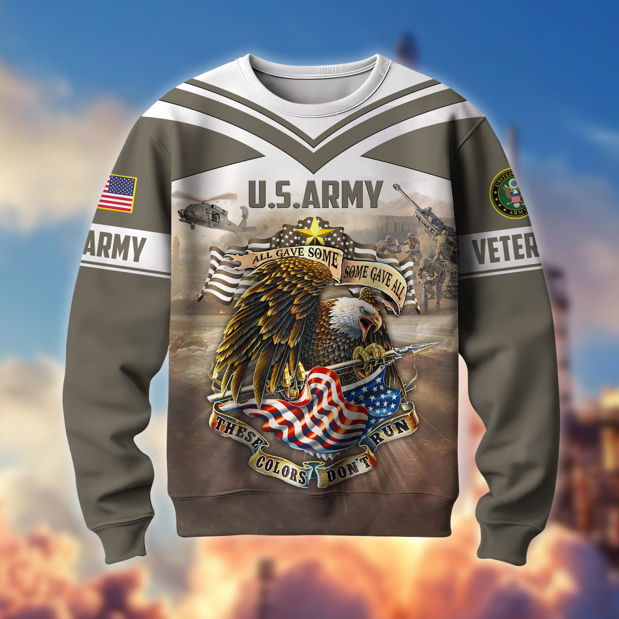 Premium These Colors Don’t Run US Veteran Sweatshirt APVC271201