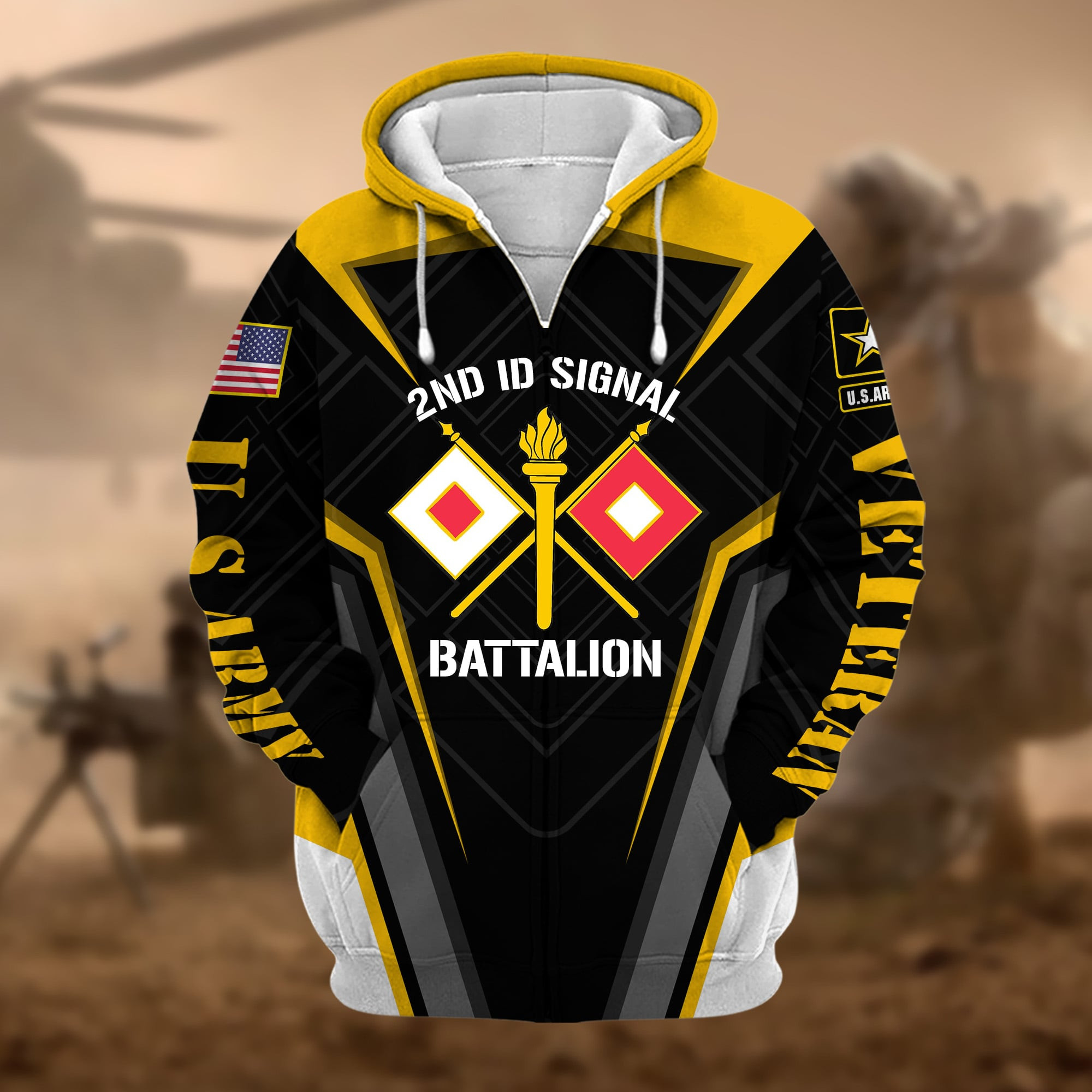 Premium Signal Battalion Zip Up Hoodie APVC040110