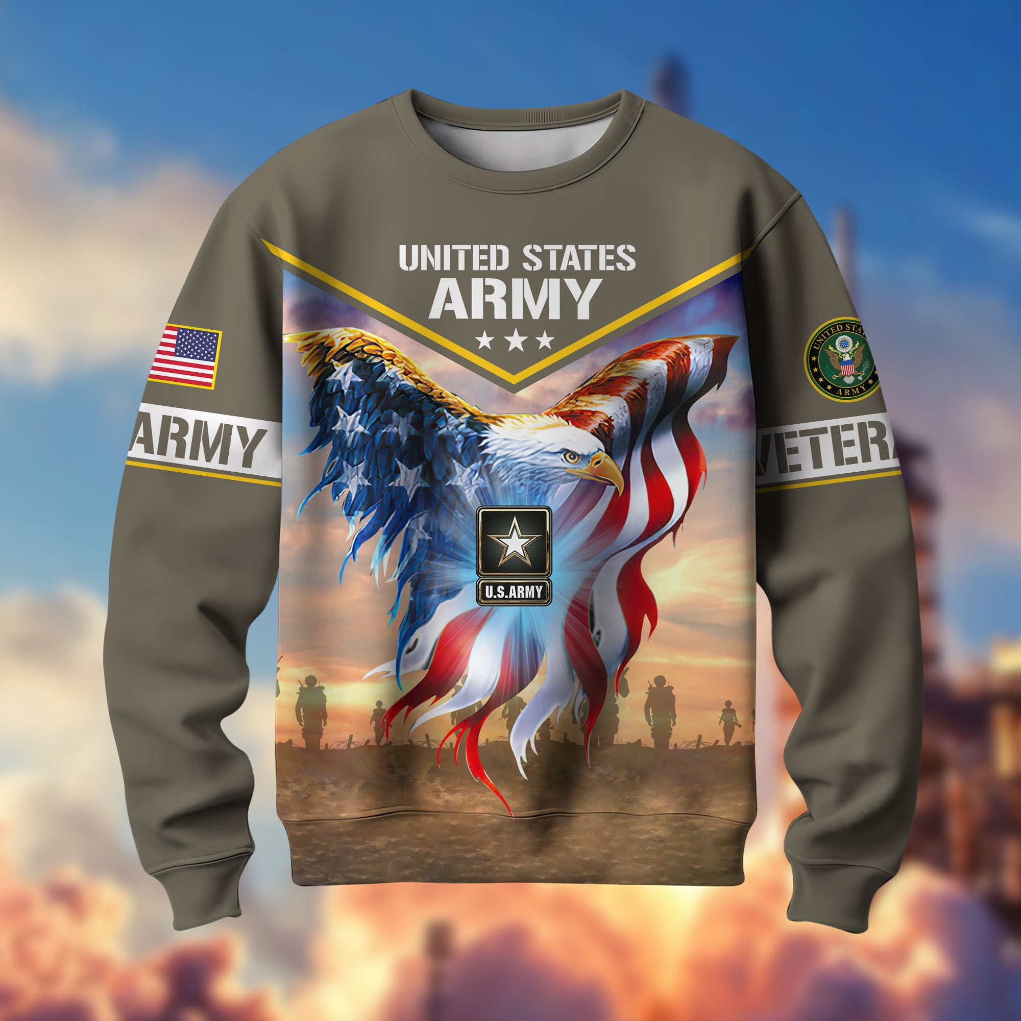 Premium American Pride US Veterans Sweatshirt APVC030203