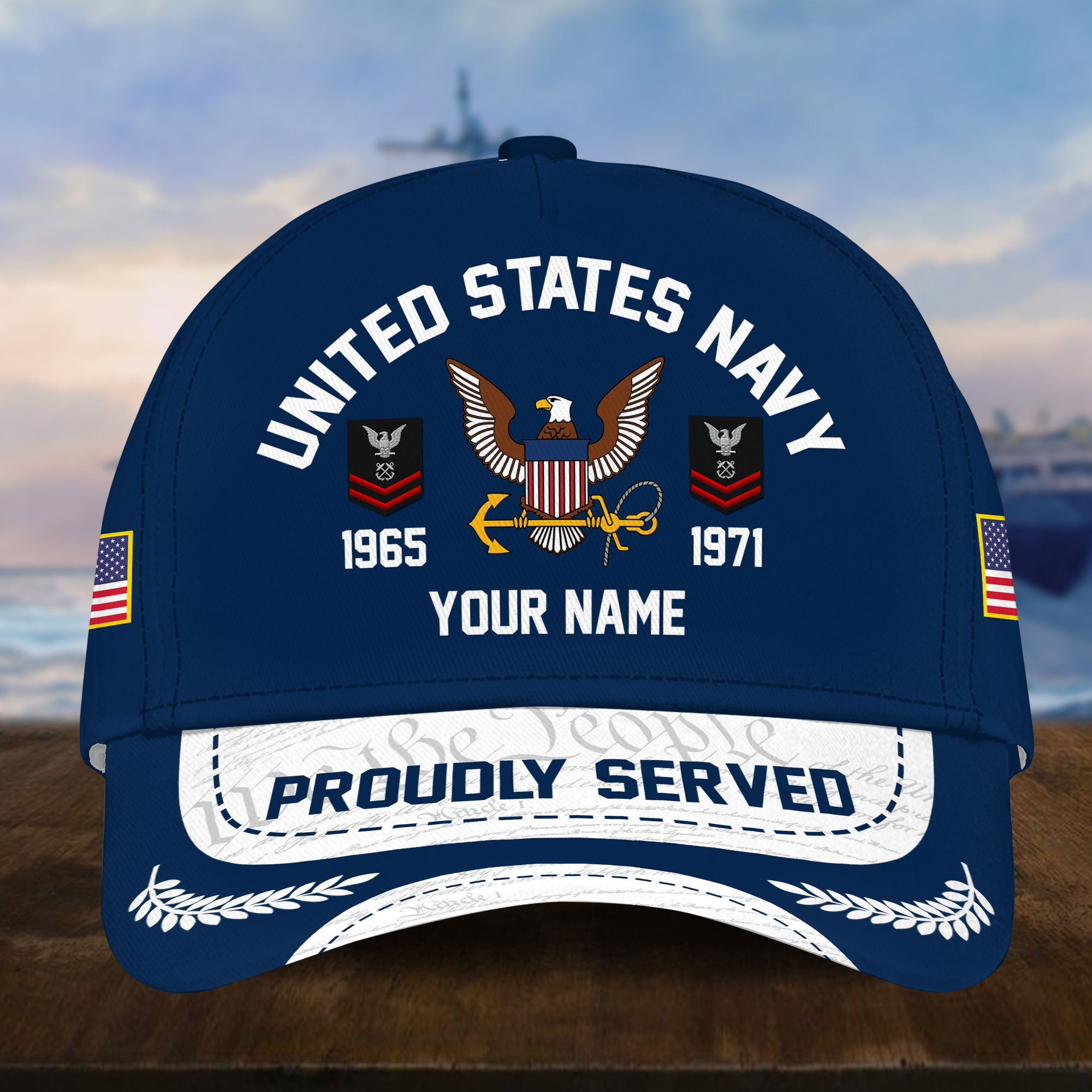 US Navy Custom Hat – Military Navy Honor Cap VPVC001402