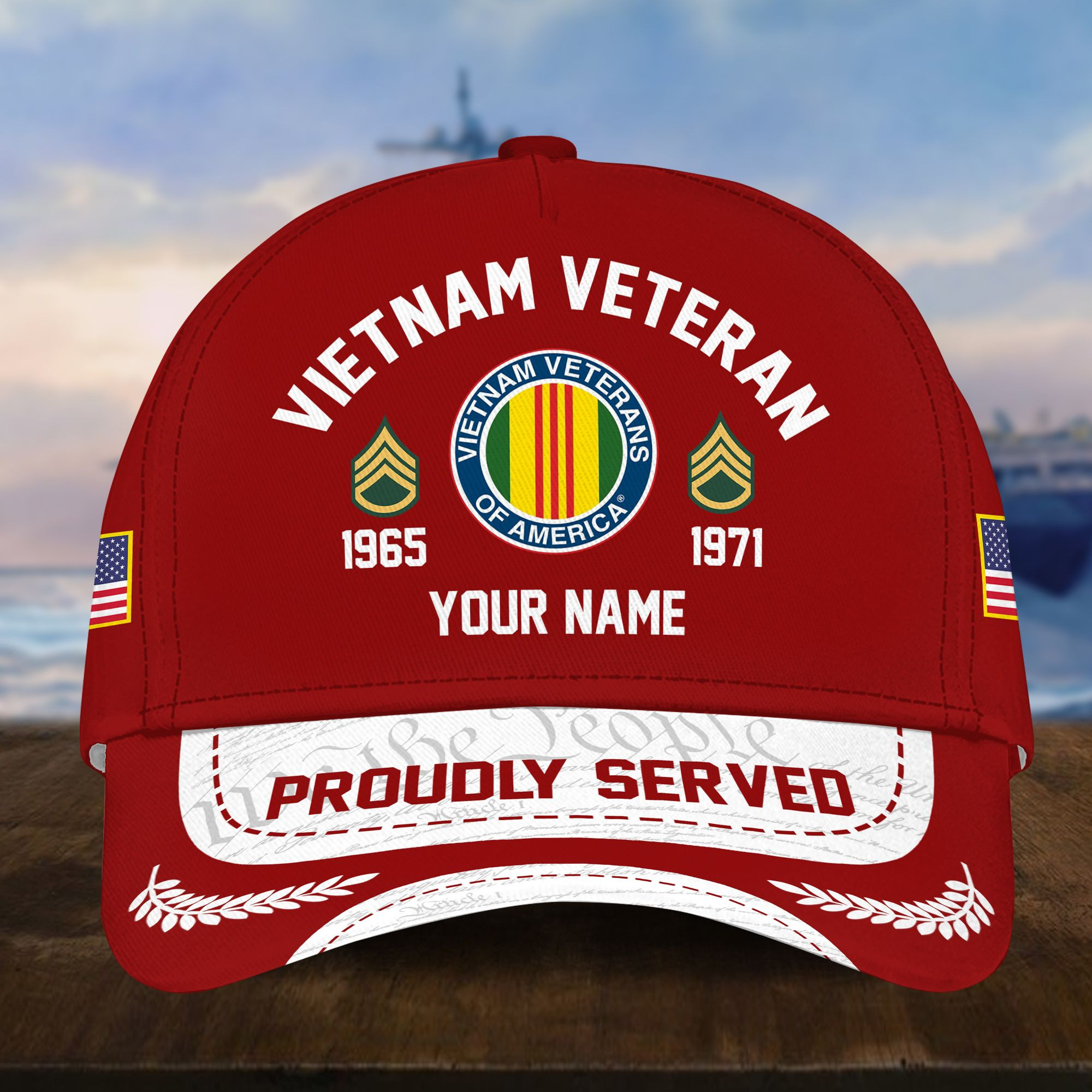 Vietnam Veteran Custom Hat – Military Honor Cap VPVC001406