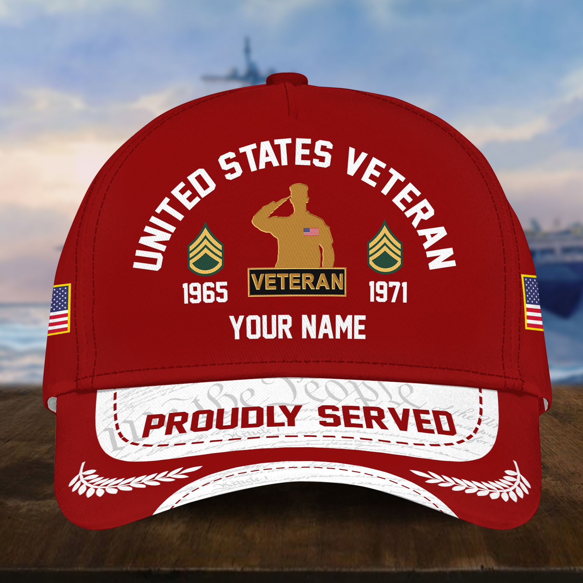 US Veterans Custom Hat – Military Honor Cap VPVC001407