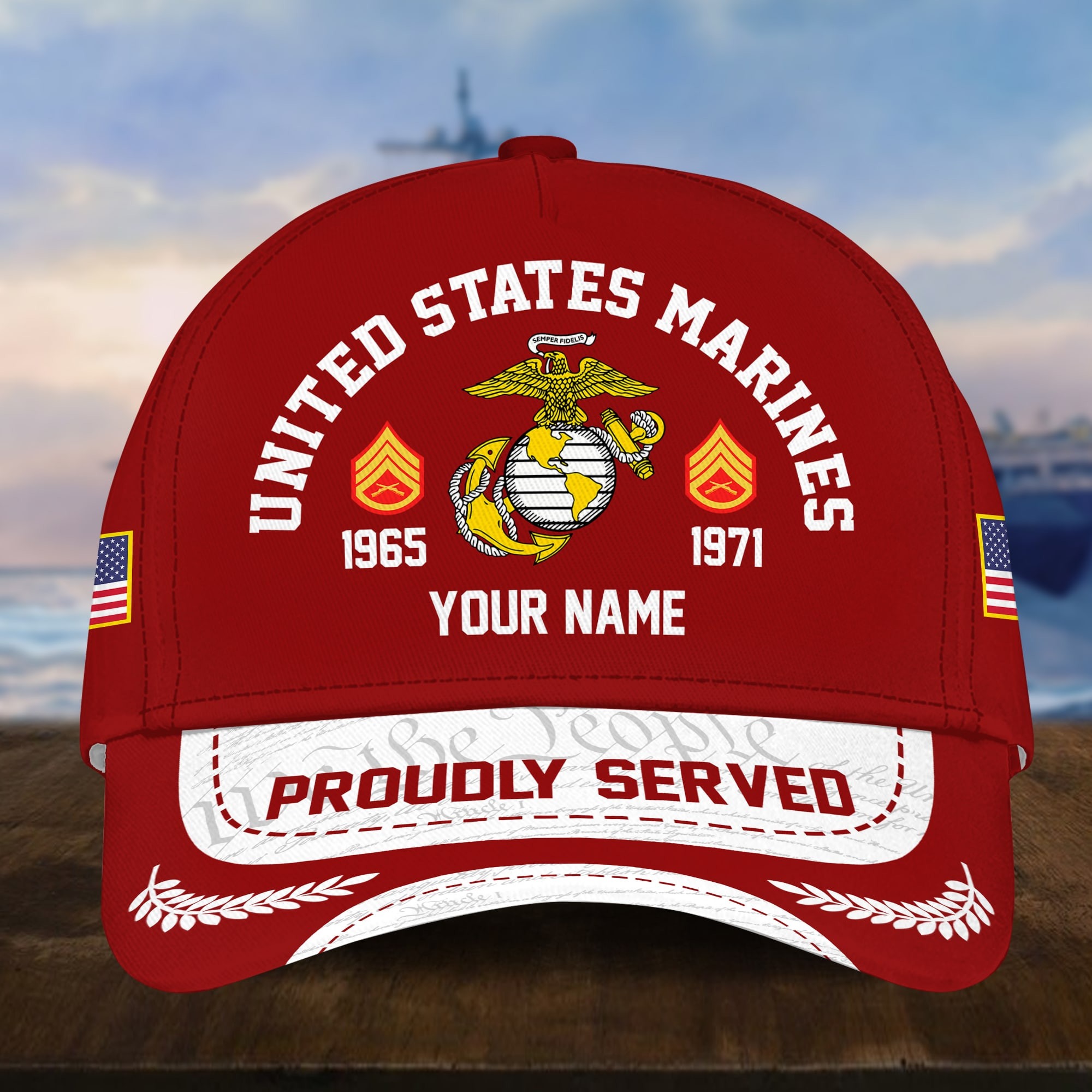 USMC Custom Hat – Military Marine Honor Cap VPVC001403