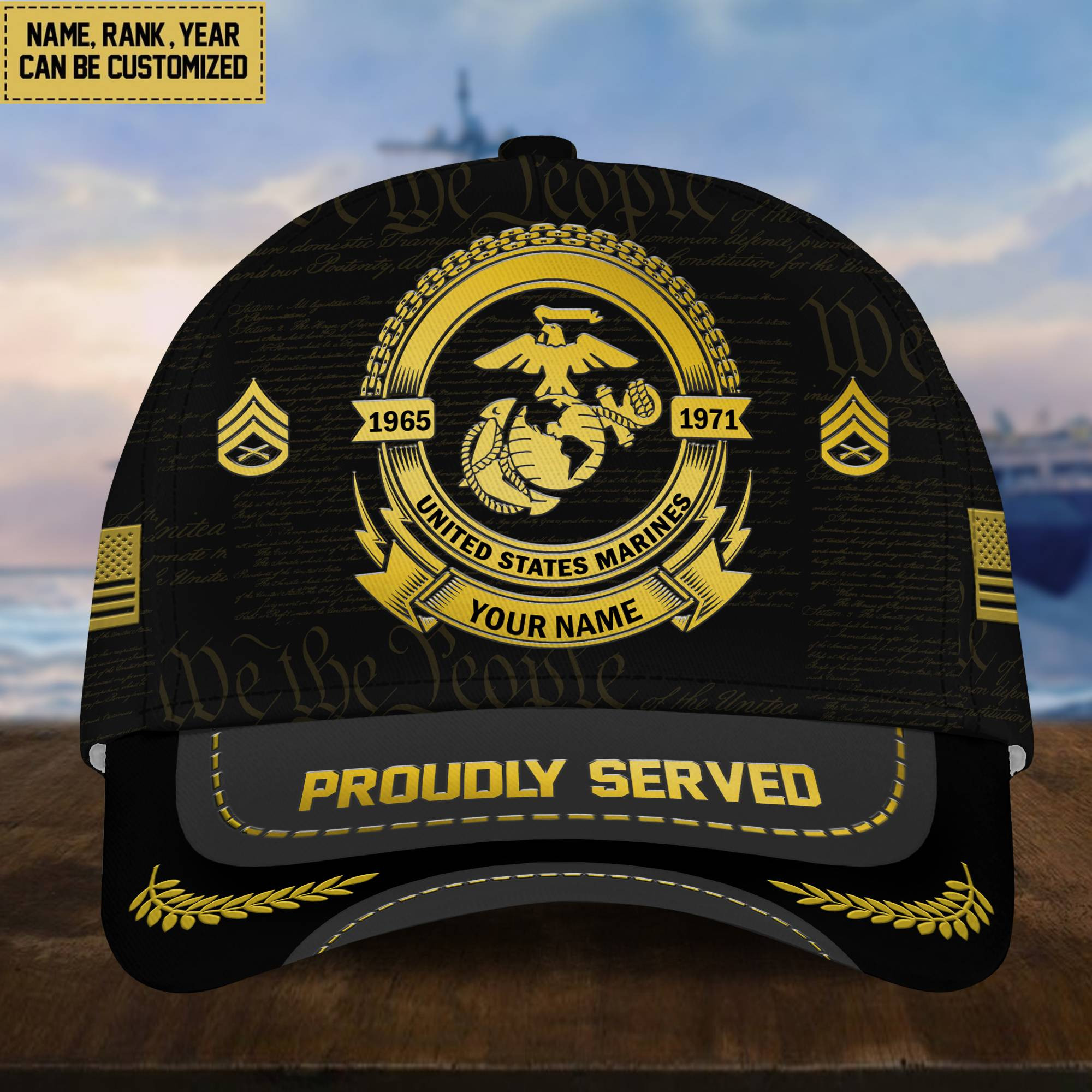 USMC Veteran Hat – Military Honor Marine Cap VPVC001703