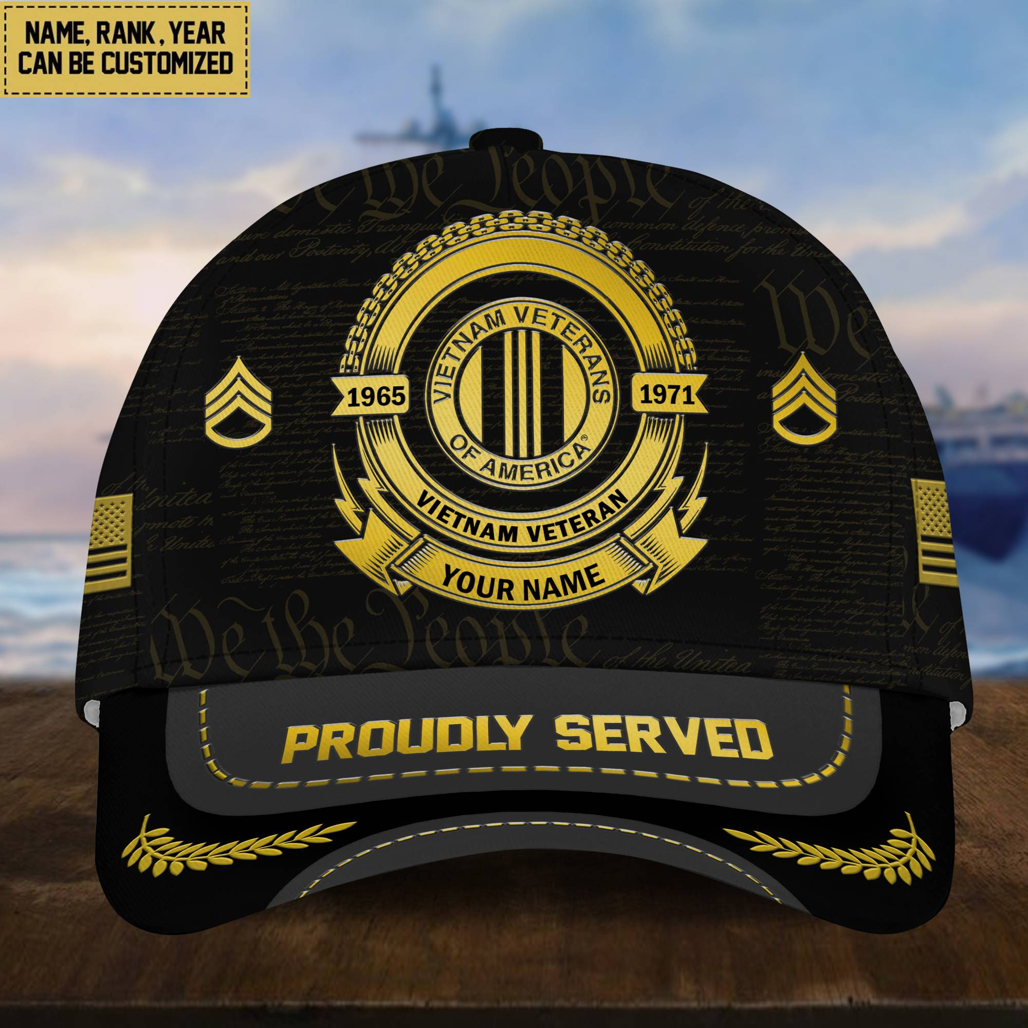 Vietnam Veteran Hat – Military Honor Vietnam Veteran Cap VPVC001706