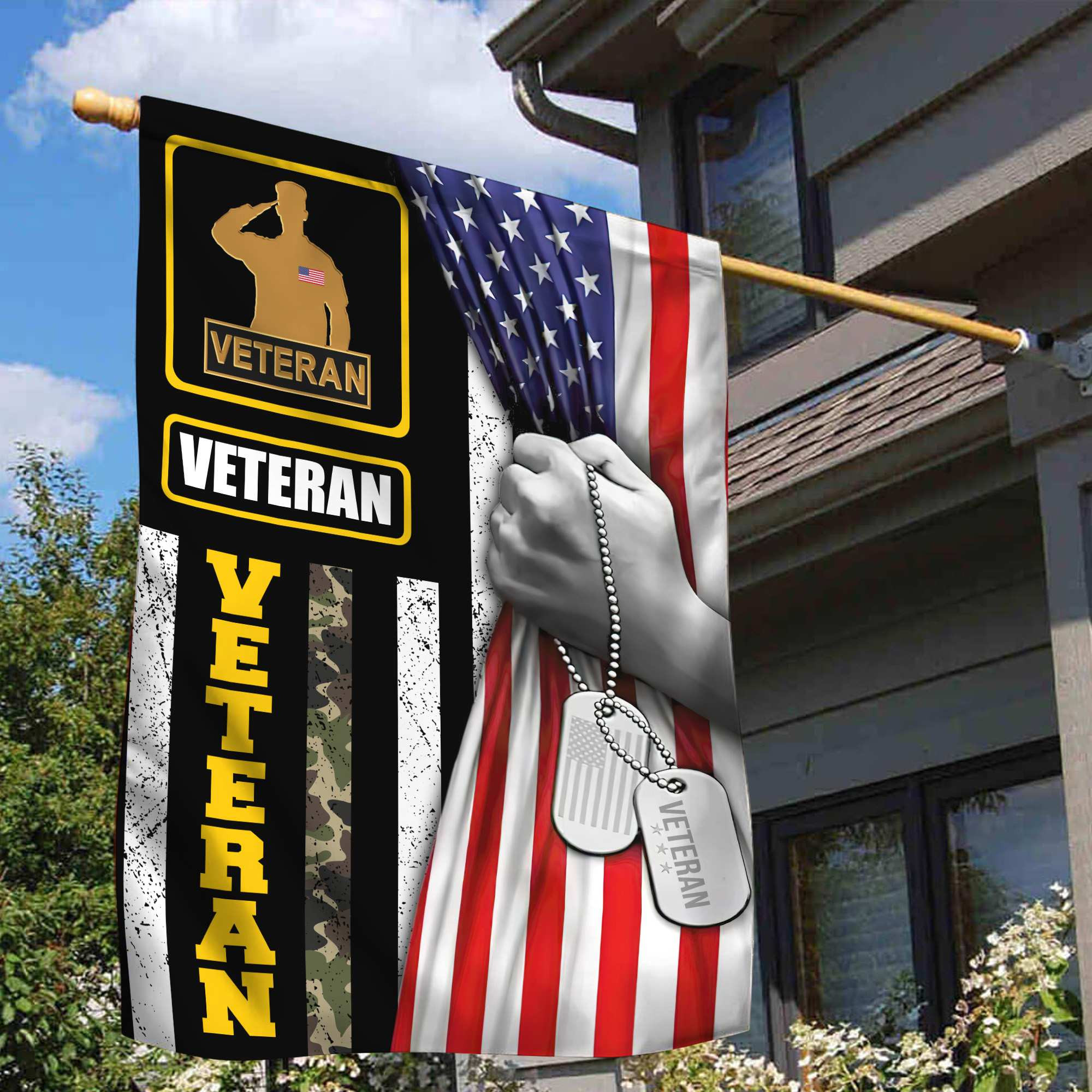 US Veteran Garden Flag – House Flag VPVC100307