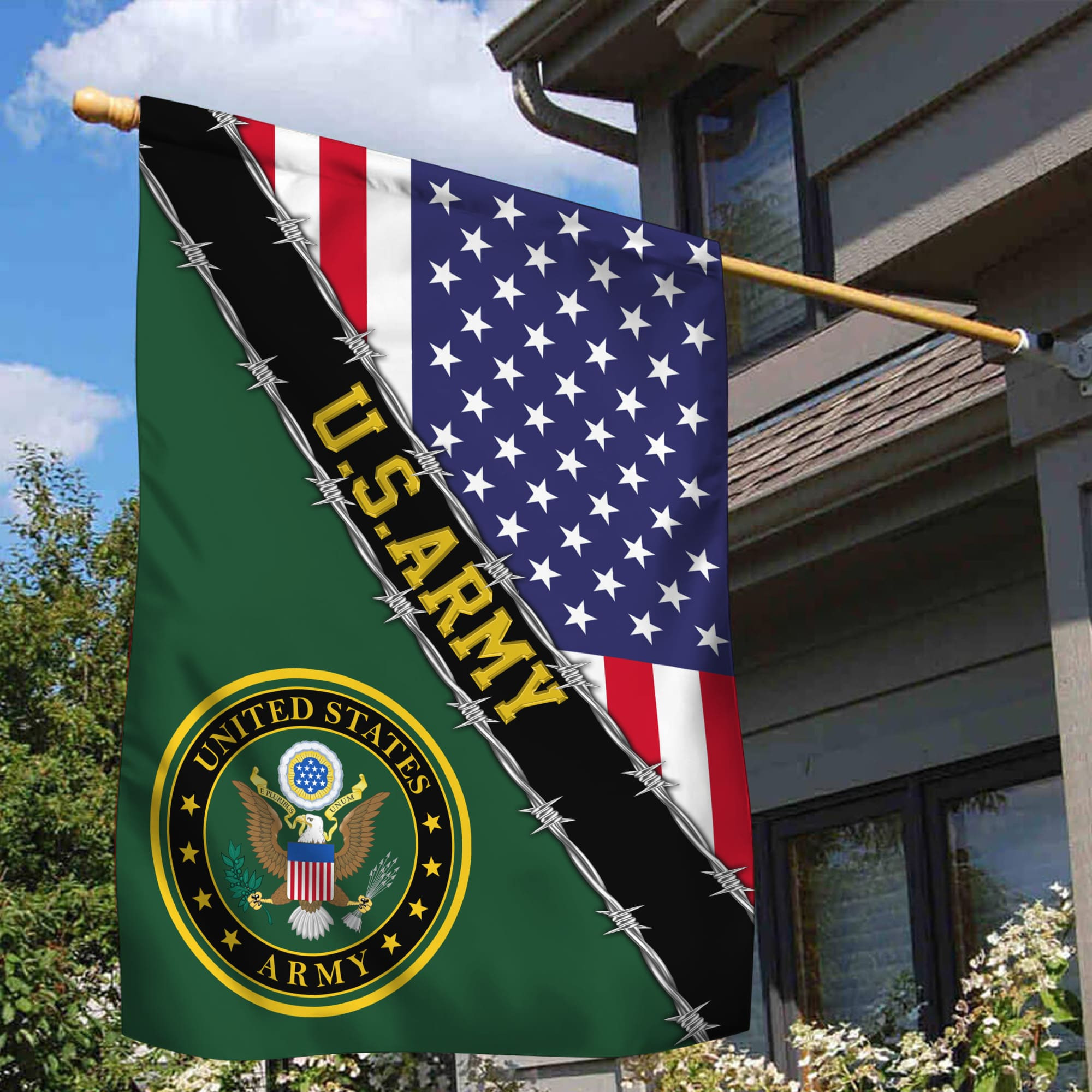US Army Garden Flag – House Flag, Gift For Veterans Day, Father’s Day, Memorial Day VPVC100501
