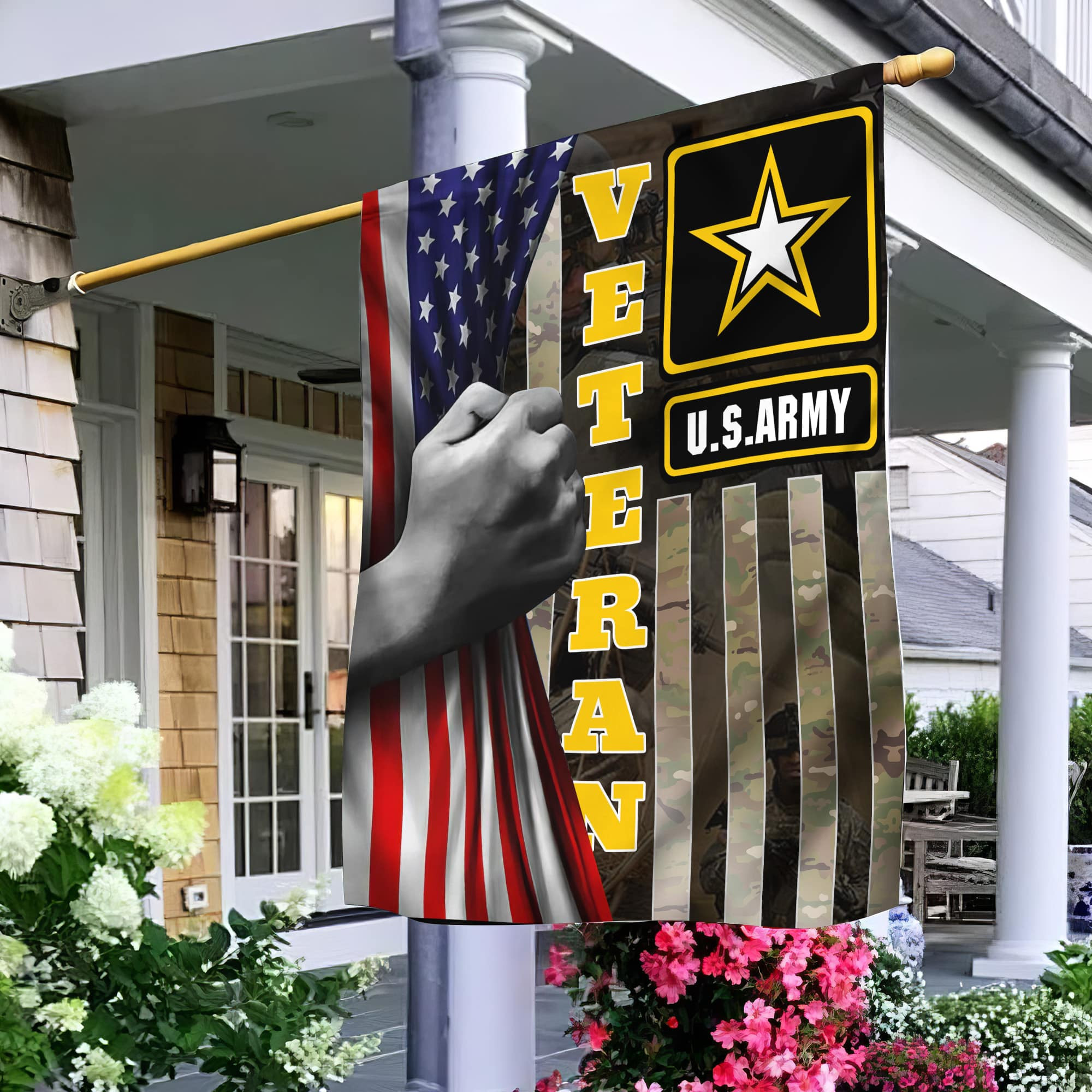 US Army Garden Flag – House Flag, Gift For Veterans Day, Father’s Day, Memorial Day VPVC100601