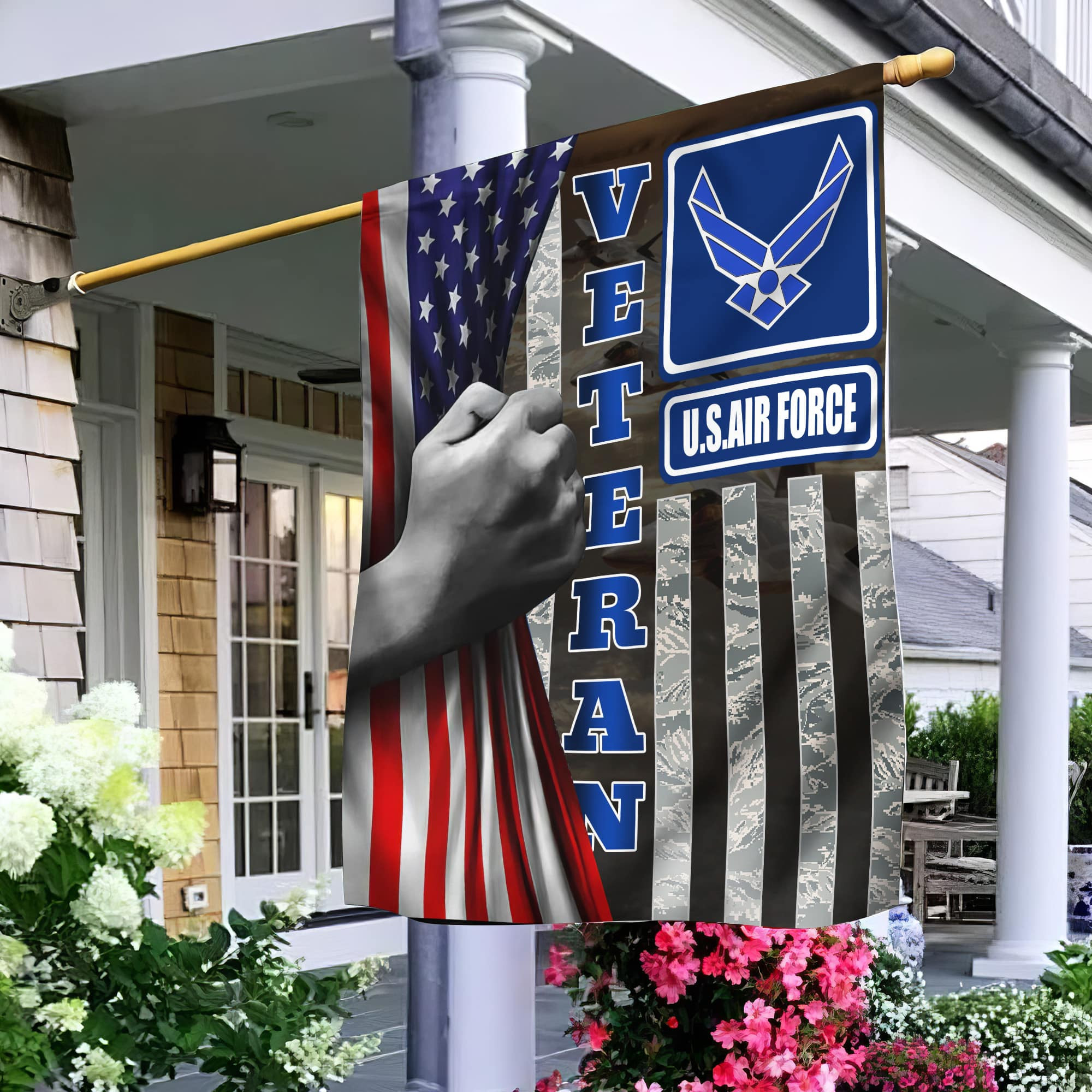 USAF Garden Flag – House Flag, Gift For Veterans Day, Father’s Day, Memorial Day VPVC100604