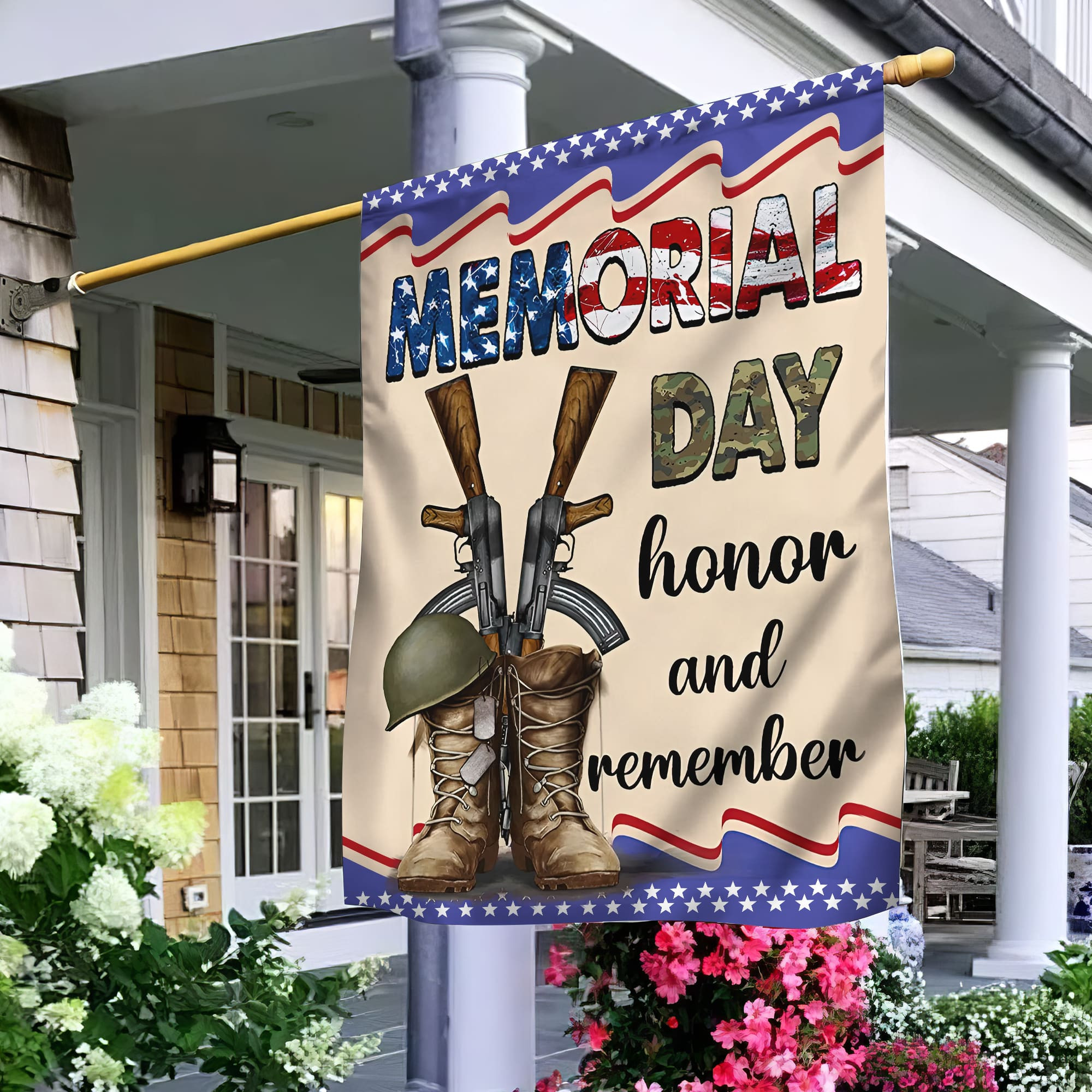 US Veteran Garden Flag – House Flag, Memorial Day Honor And Remember VPVC101201
