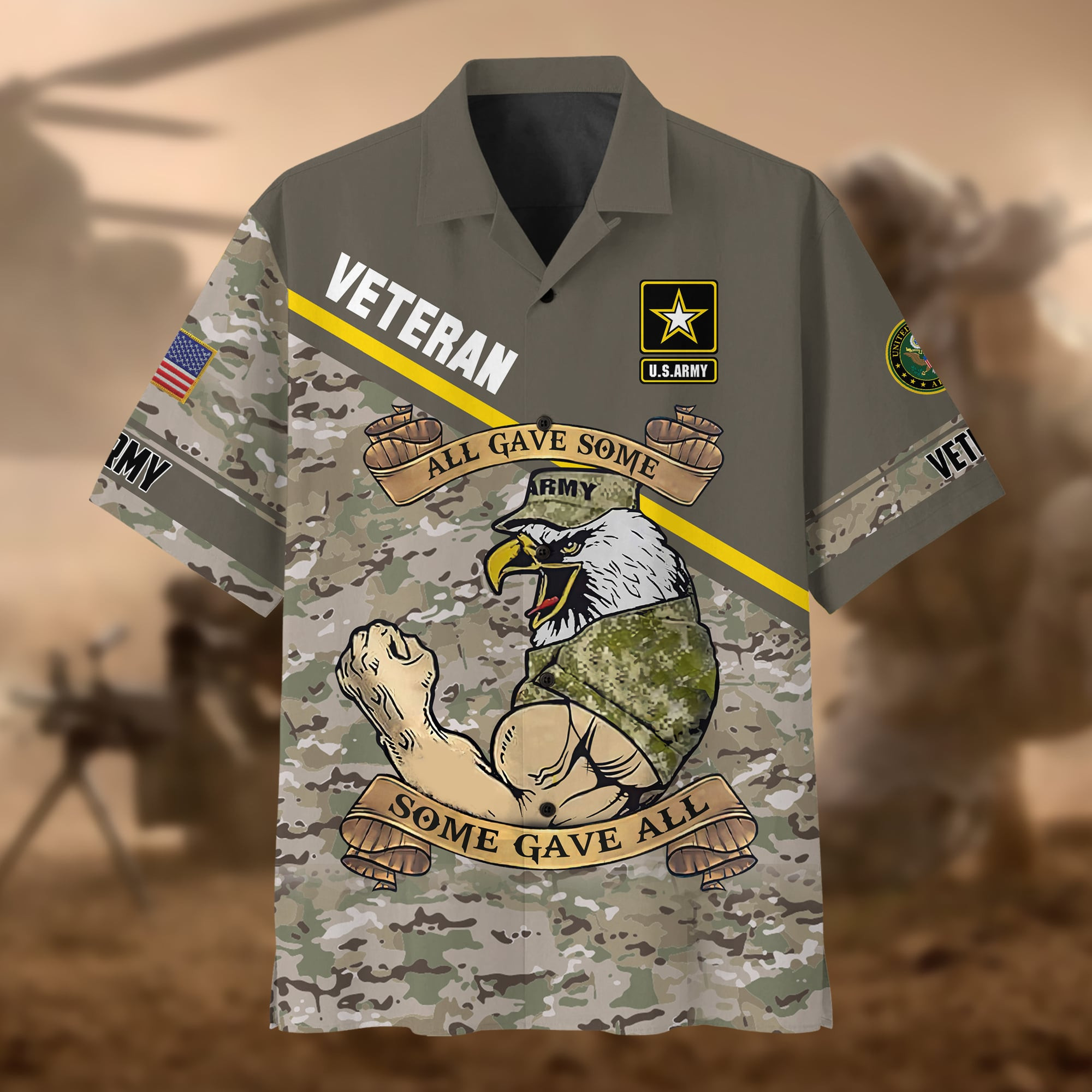 Premium US Army Veteran Hawaii Shirt APVC170510
