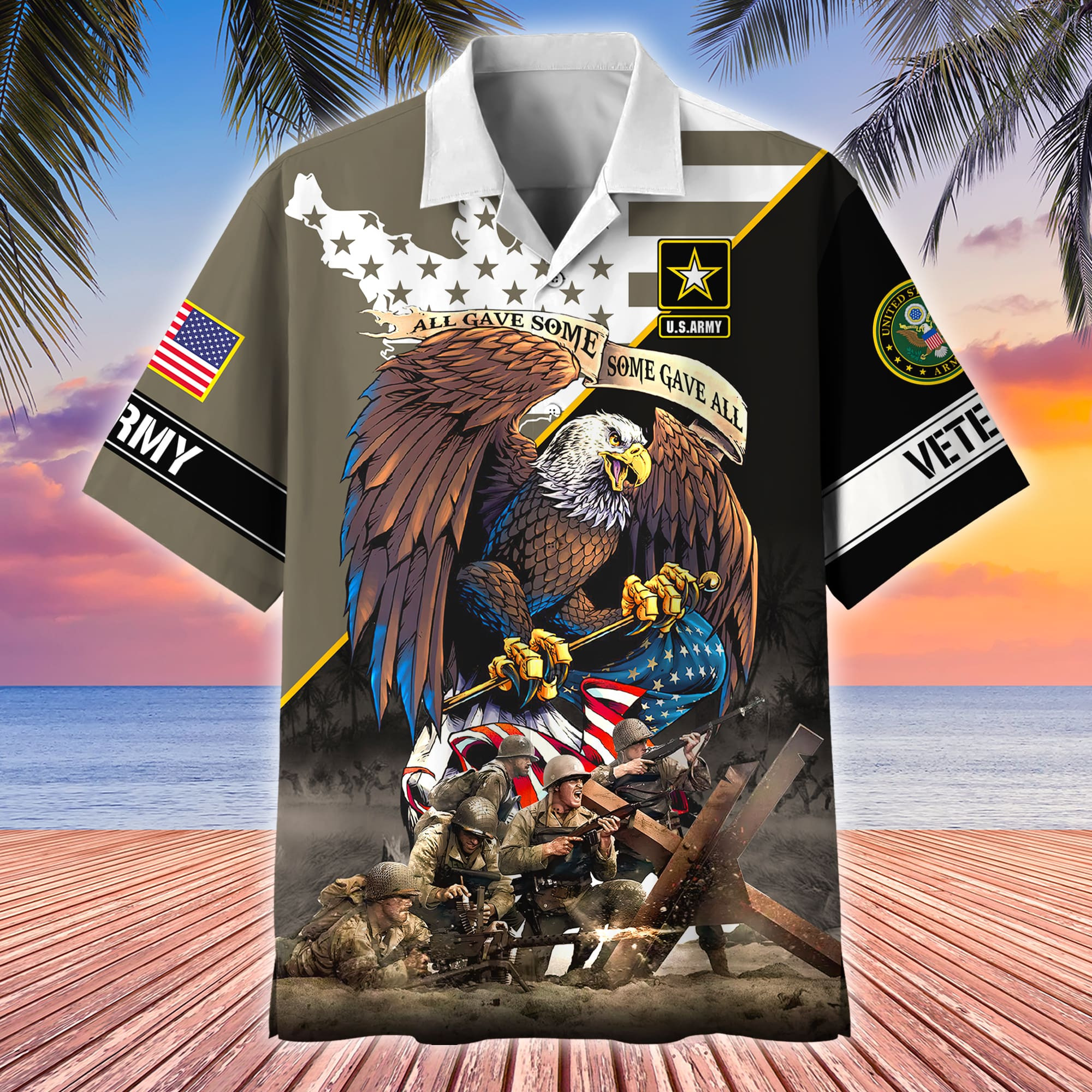Premium All Gave Some Some Gave All US Veterans Hawaii Shirt APVC160501