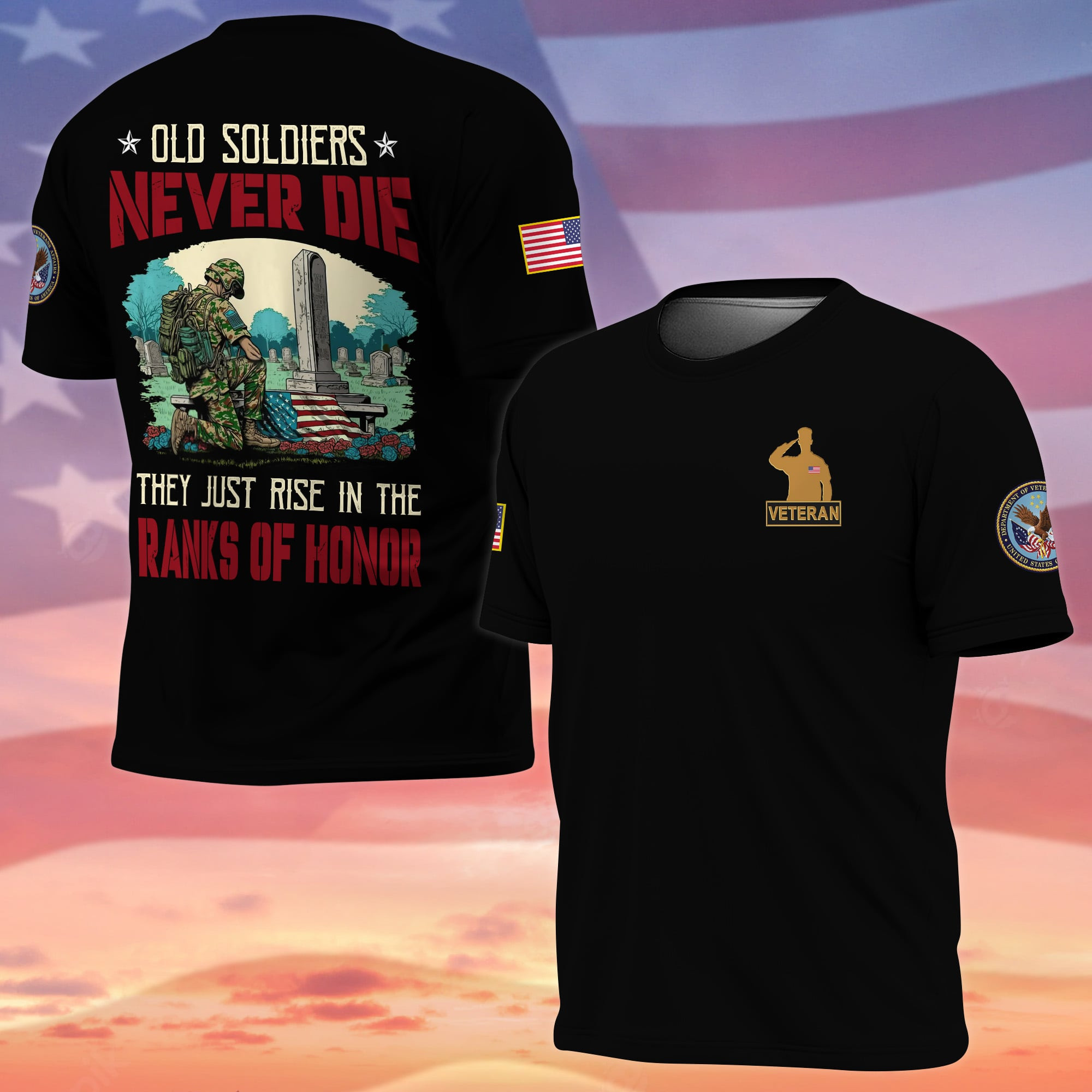 Premium US Veteran T-Shirt APVC180510