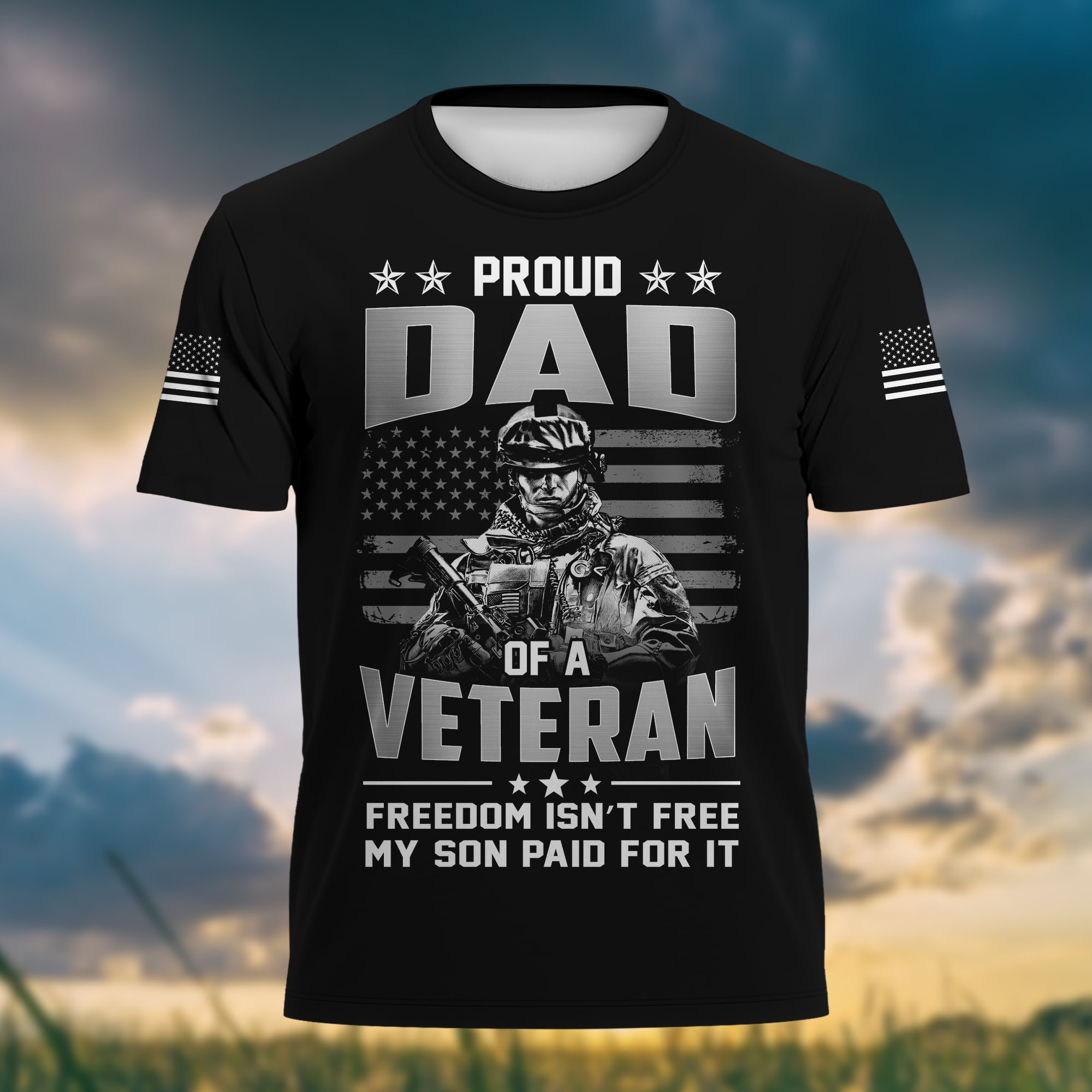 Premium Proud Mom, Dad Of A US Veteran T-Shirt APVC210511