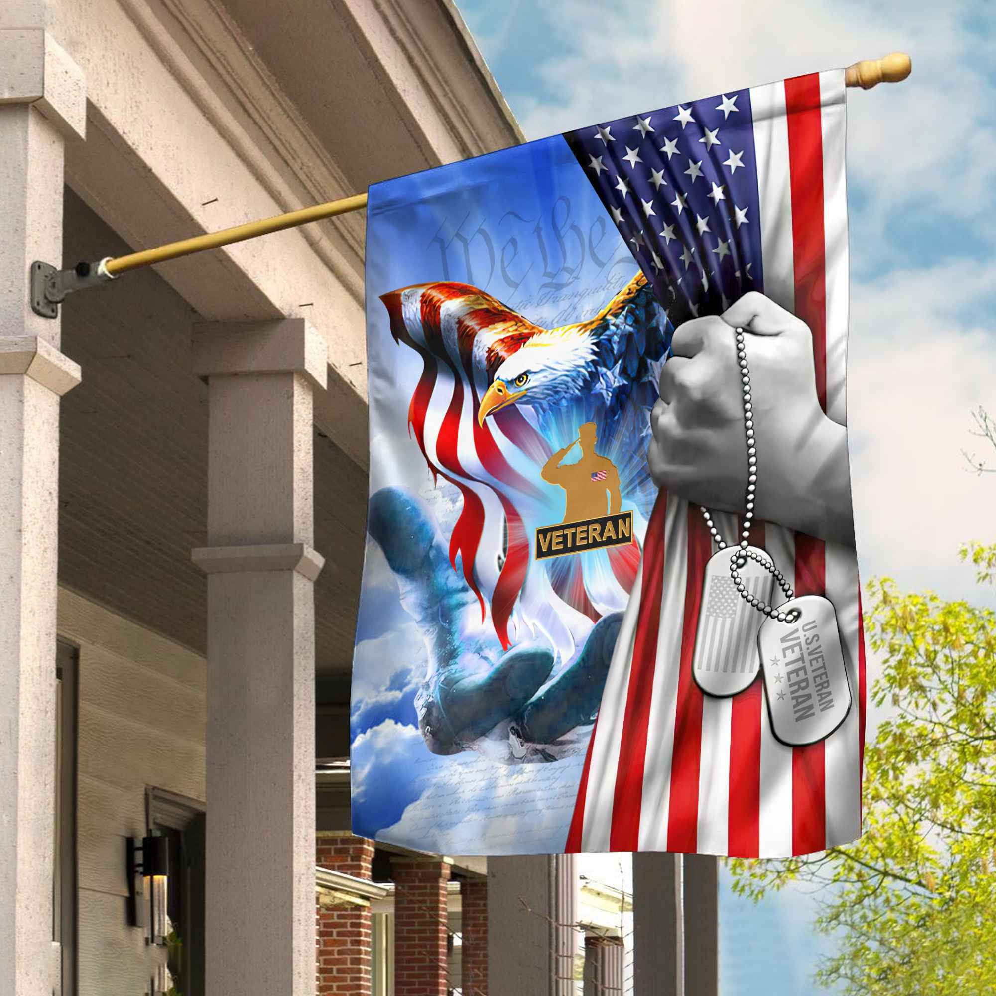 US Veteran Garden Flag – House Flag VPVC06100206