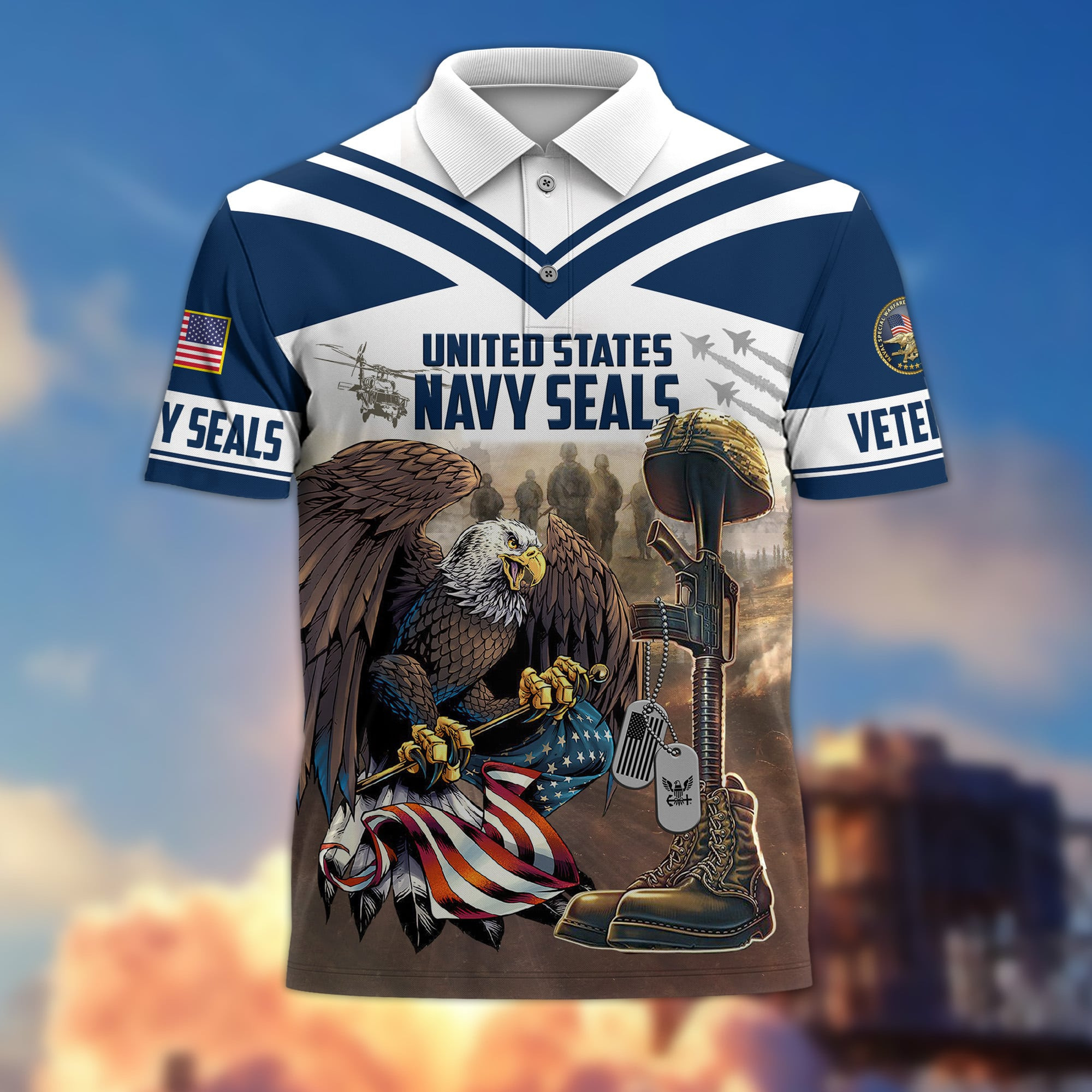 Premium United States Navy Seals Polo Shirt APVC060611