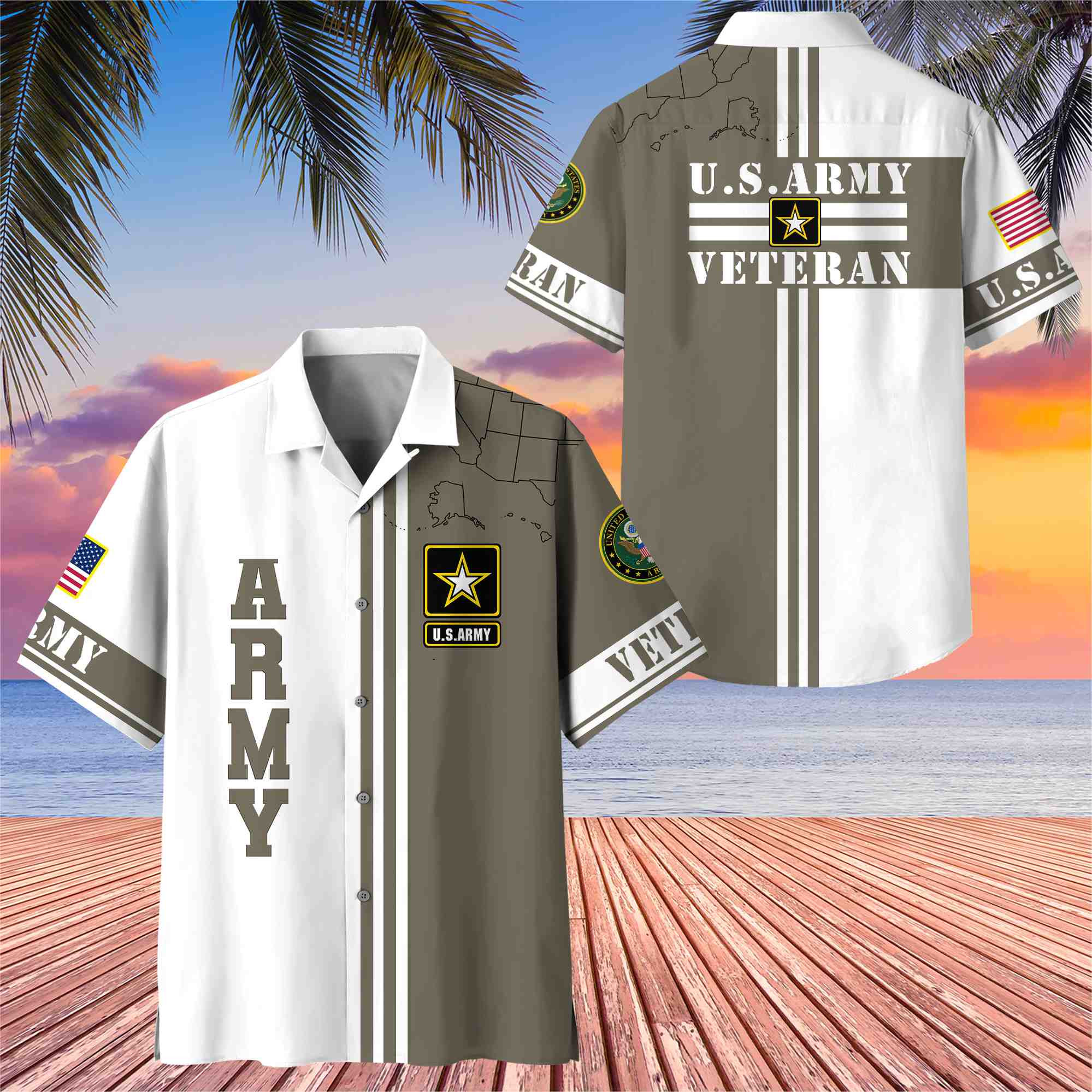 Premium US Veteran Hawaii Shirt APVC130610