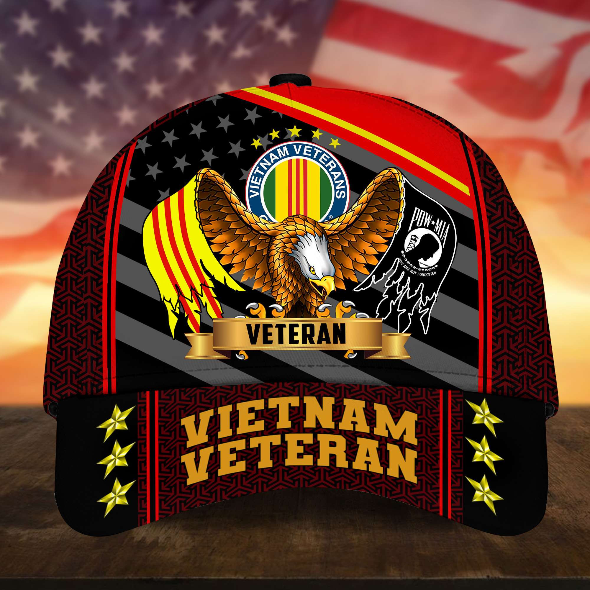 Premium Vietnam Veteran Cap, Gifts for Vietnam Veteran, Hat Gifts for Dad, for Husband VPVC002706